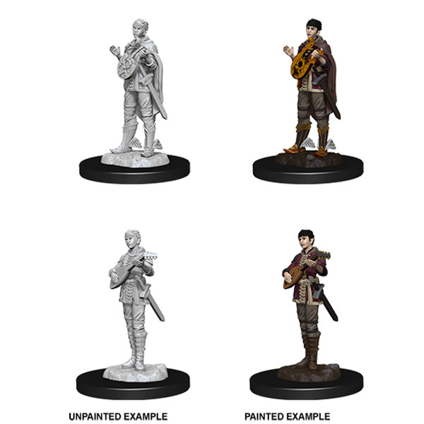 D&D Nolzur's Marvelous Miniatures: Unpainted Minis- Wave 7- Female Half-Elf Bard