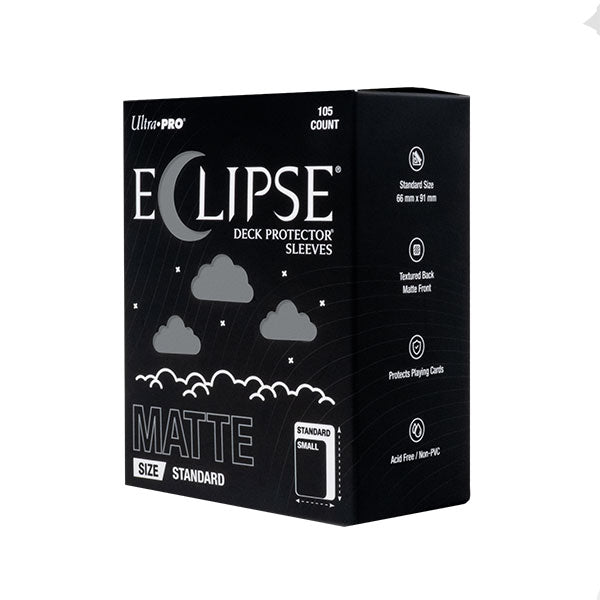 Card Sleeves: UltraPro Eclipse Standard Matte | Smoke Grey (105 ct)