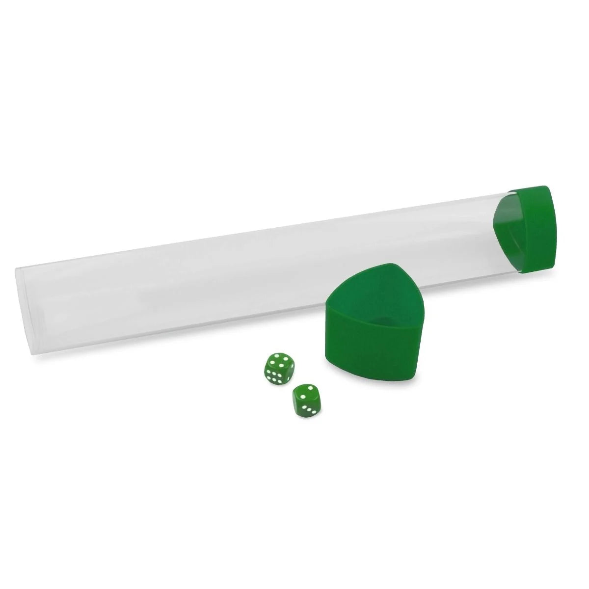 Playmat Tube with Dice Cap - green