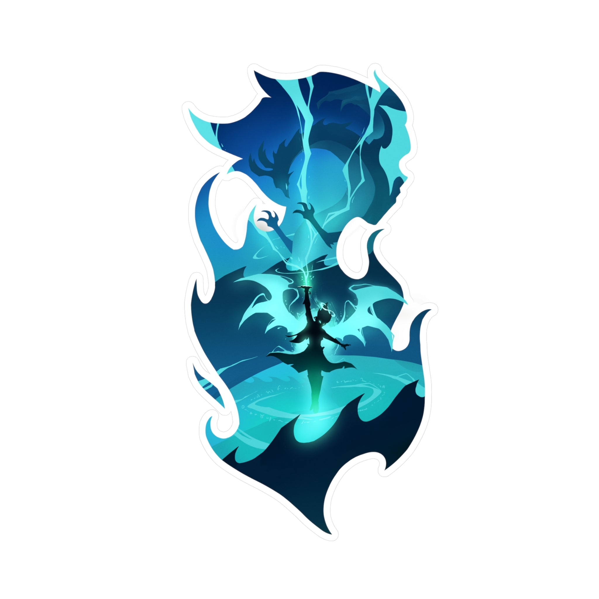 SORCERER CLASS SILHOUETTE KISS-CUT VINYL DECAL