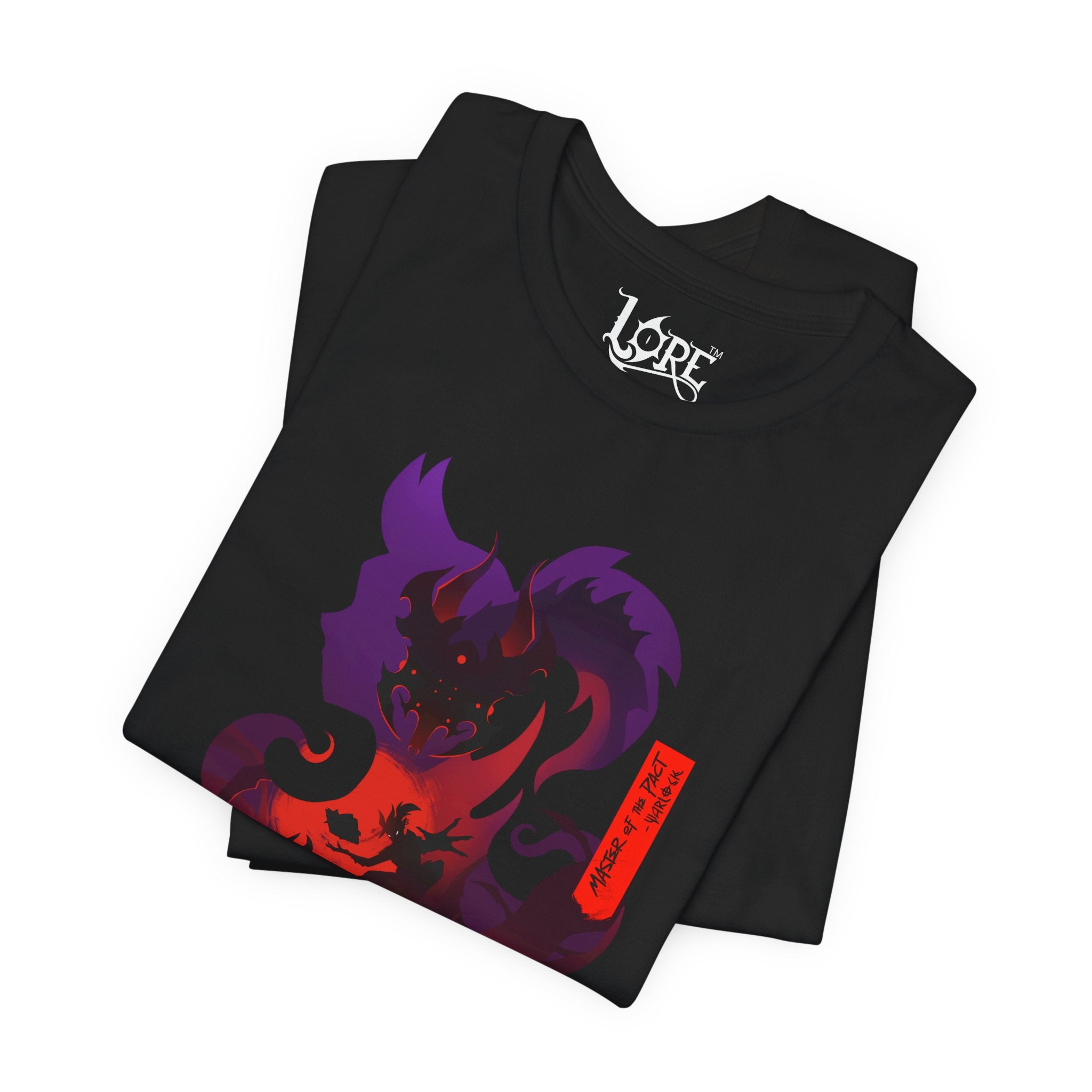 WARLOCK CLASS SILHOUETTE T-SHIRT - RED BANNER EDITION