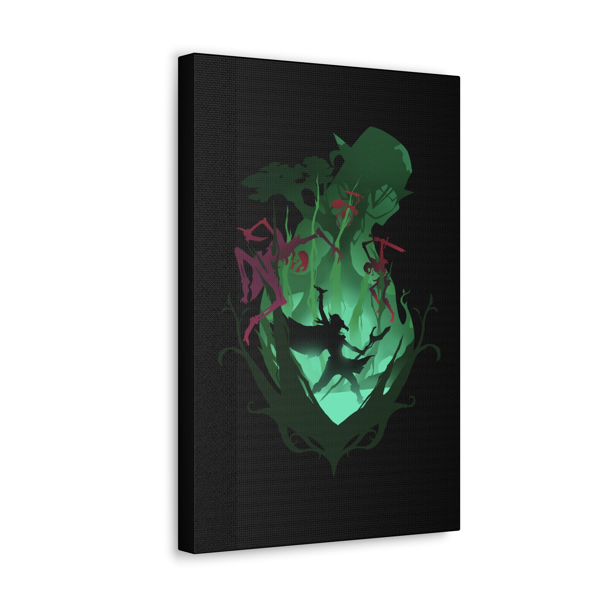 DRUID CLASS SILHOUETTE CANVAS GALLERY WRAPS