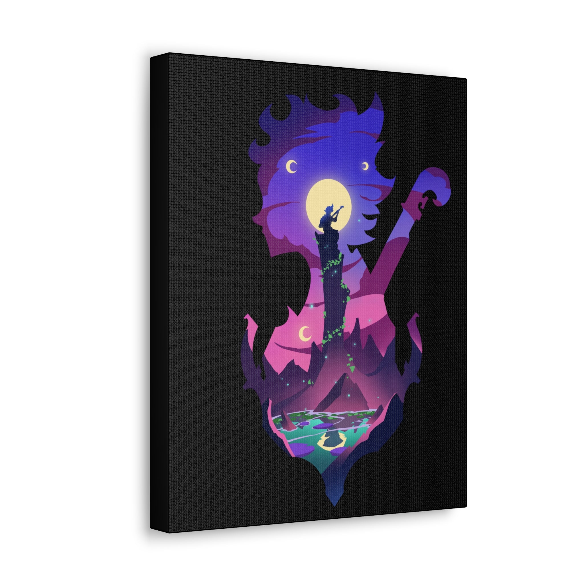 BARD CLASS SILHOUETTE CANVAS GALLERY WRAPS