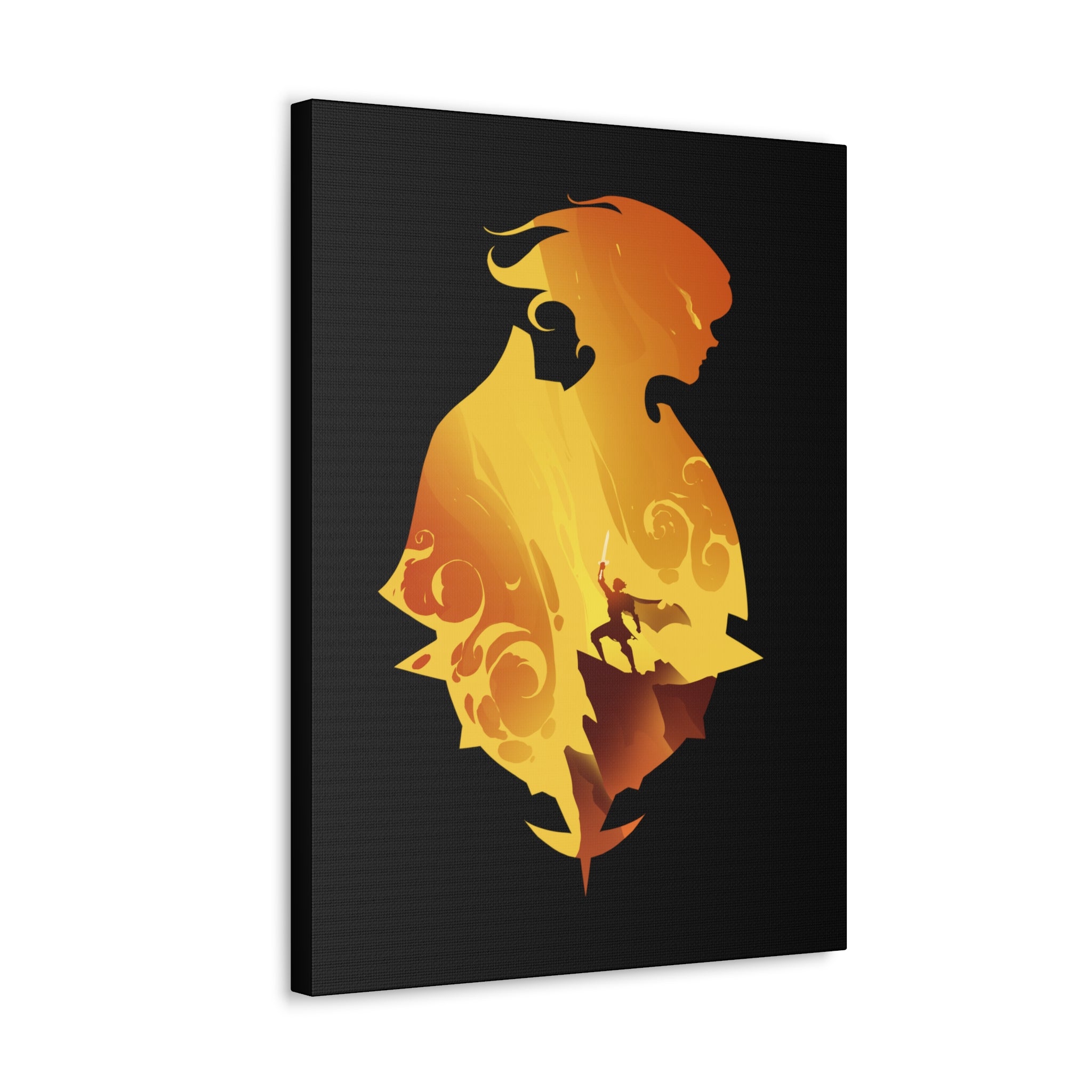 PALADIN CLASS SILHOUETTE CANVAS GALLERY WRAPS