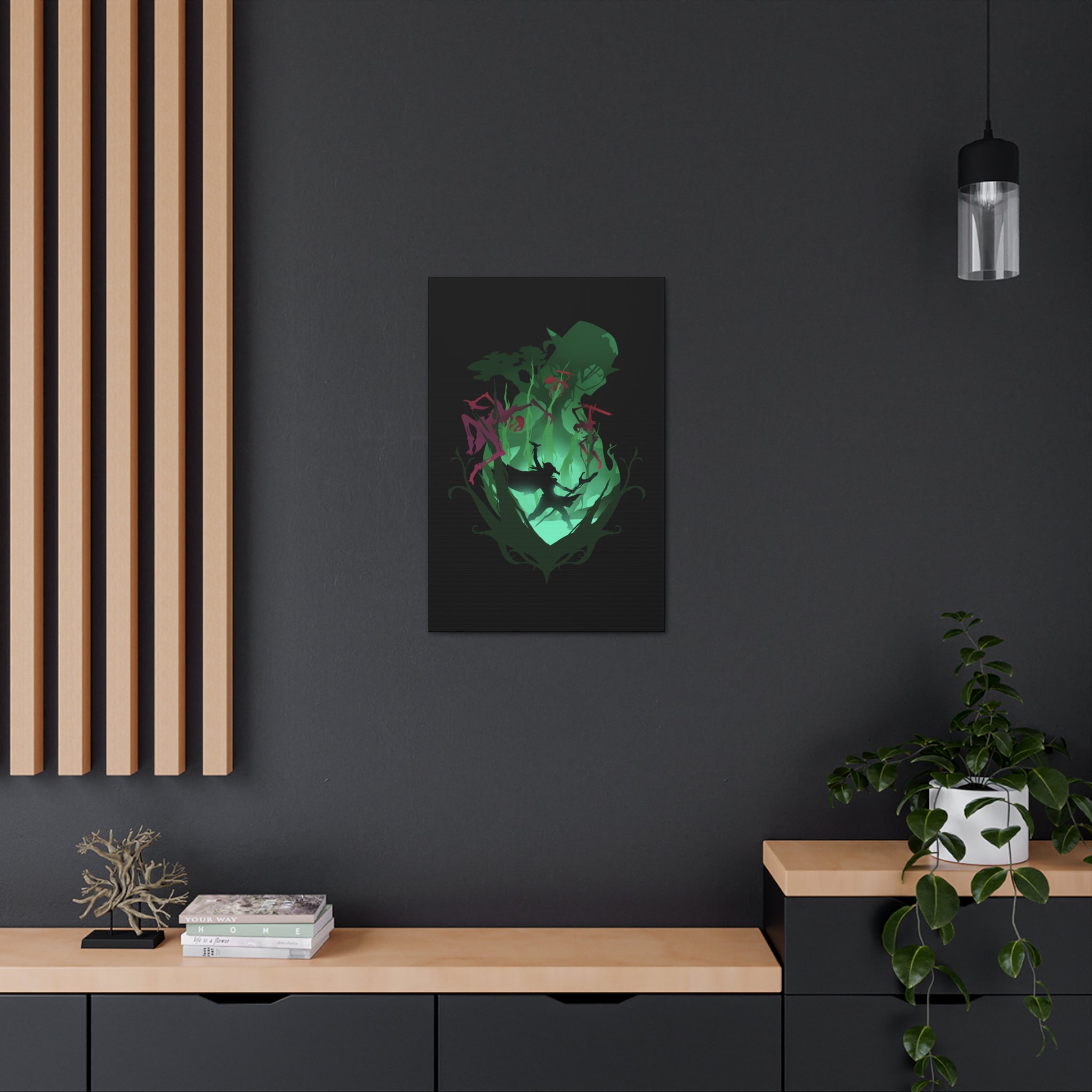 DRUID CLASS SILHOUETTE CANVAS GALLERY WRAPS