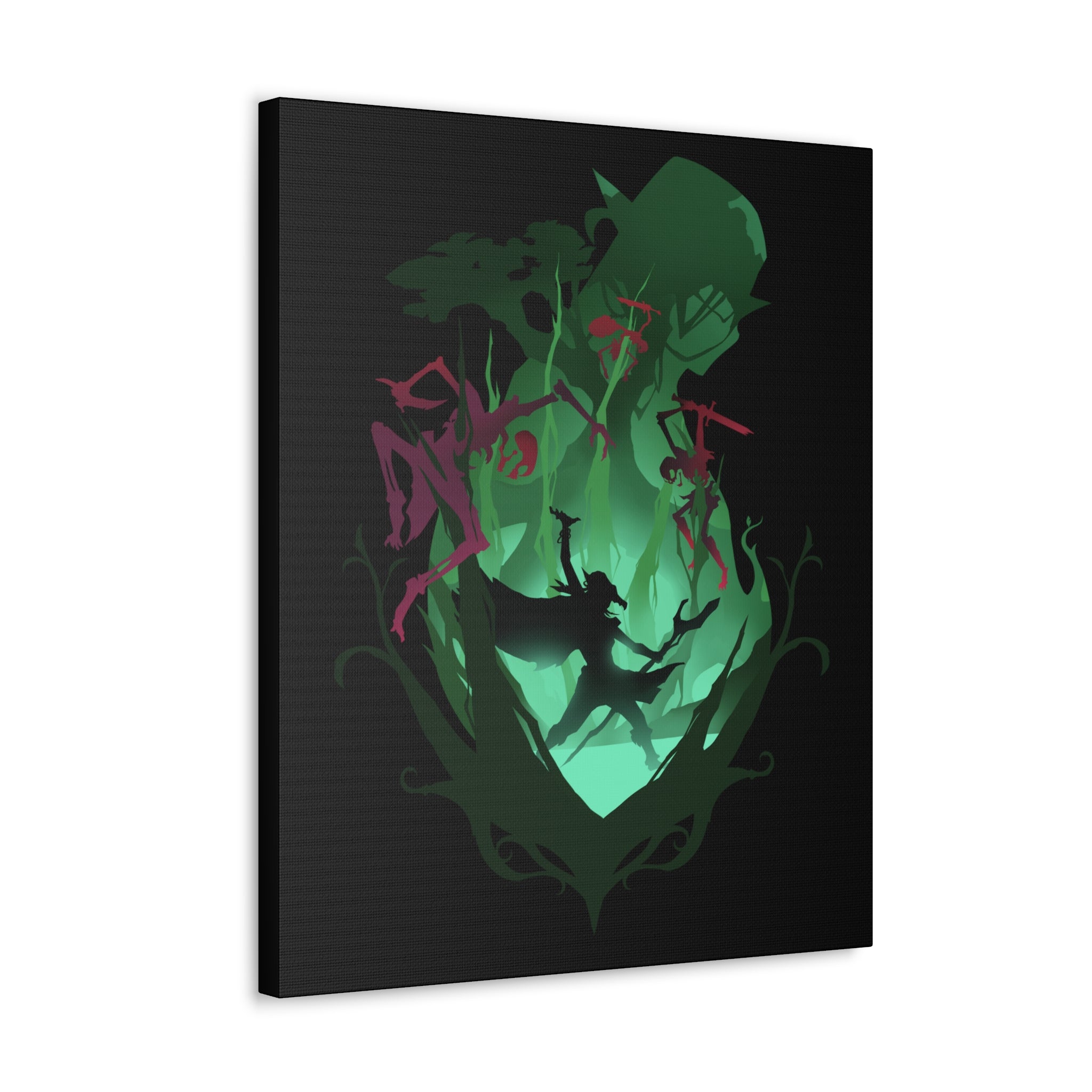 DRUID CLASS SILHOUETTE CANVAS GALLERY WRAPS