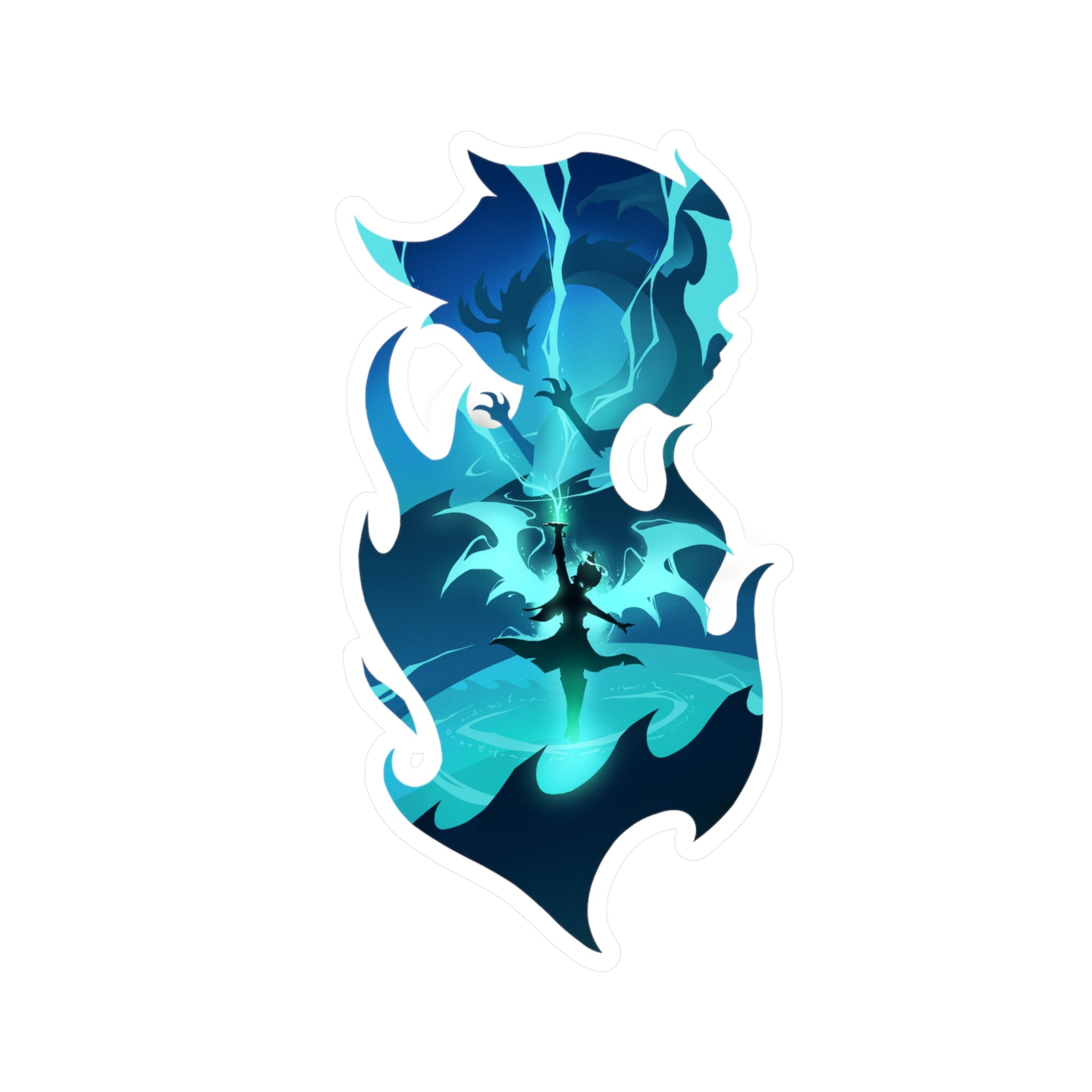 SORCERER CLASS SILHOUETTE KISS-CUT VINYL DECAL