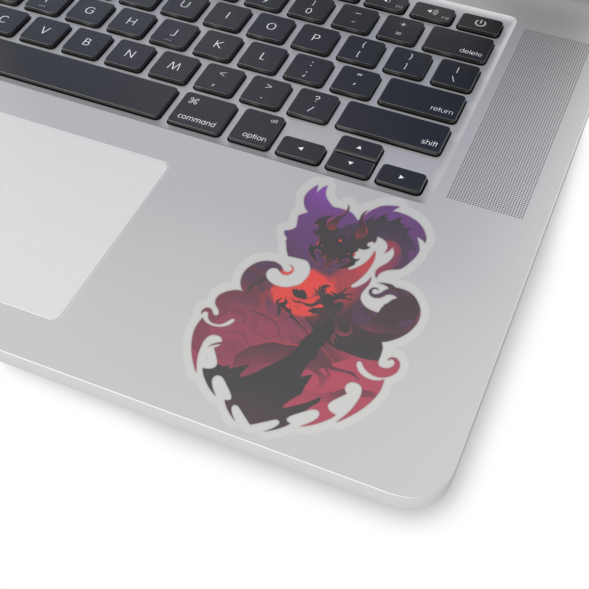 WARLOCK CLASS SILHOUETTE KISS-CUT STICKER