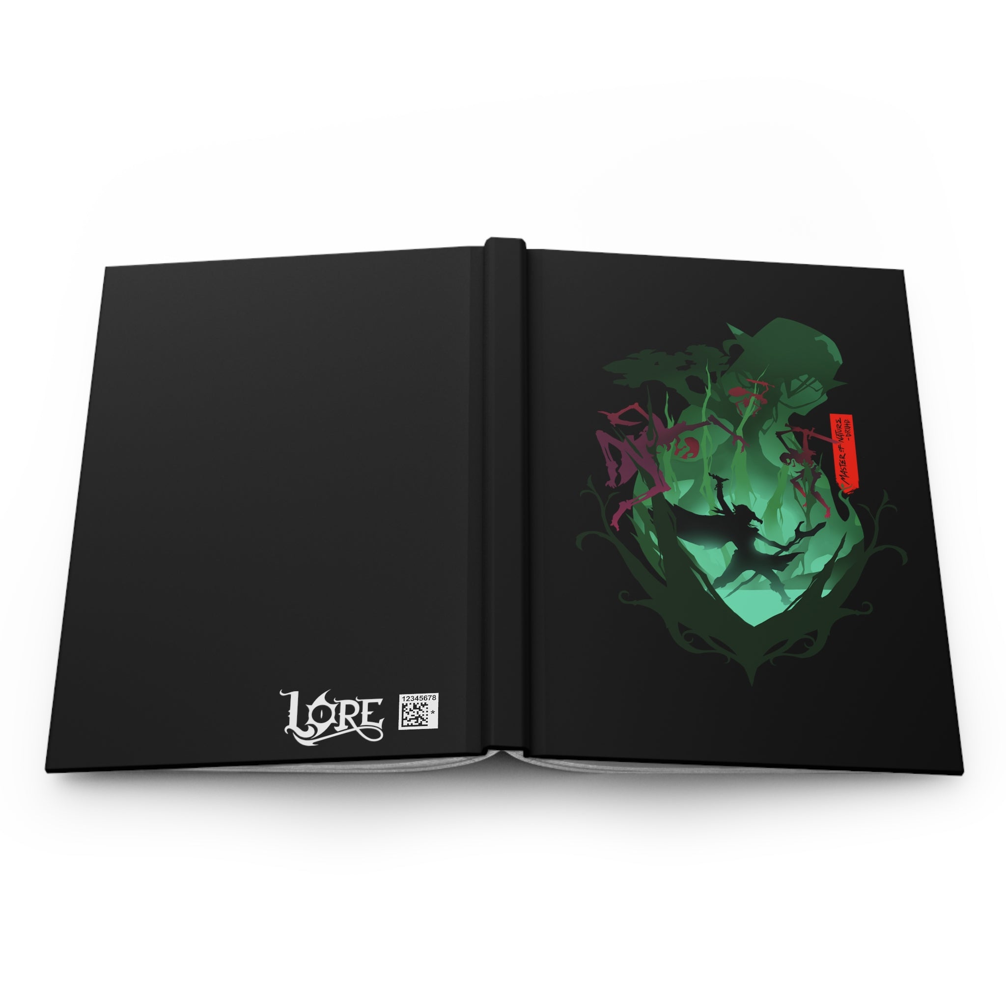 DRUID CLASS SILHOUETTE HARDCOVER CAMPAIGN JOURNAL