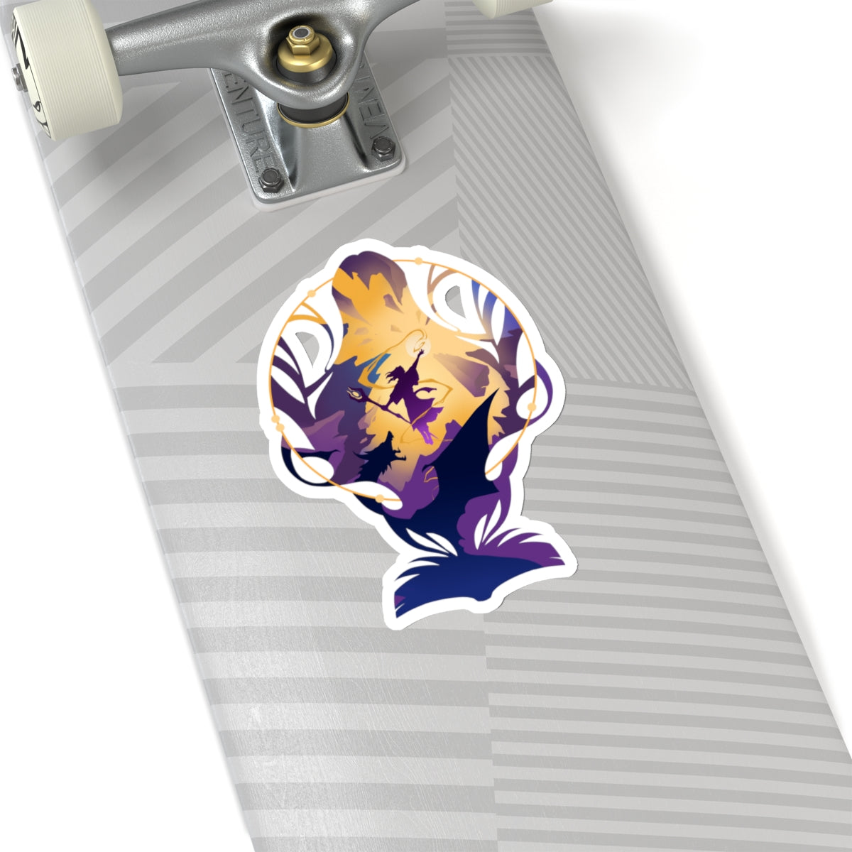 WIZARD CLASS SILHOUETTE KISS-CUT STICKER
