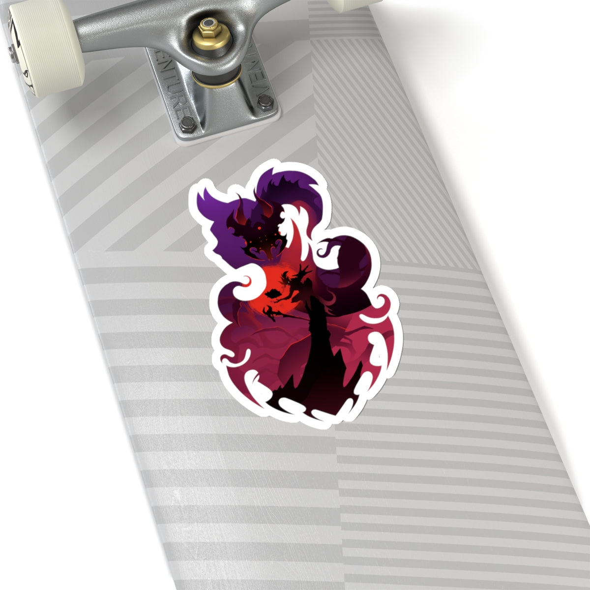 WARLOCK CLASS SILHOUETTE KISS-CUT STICKER