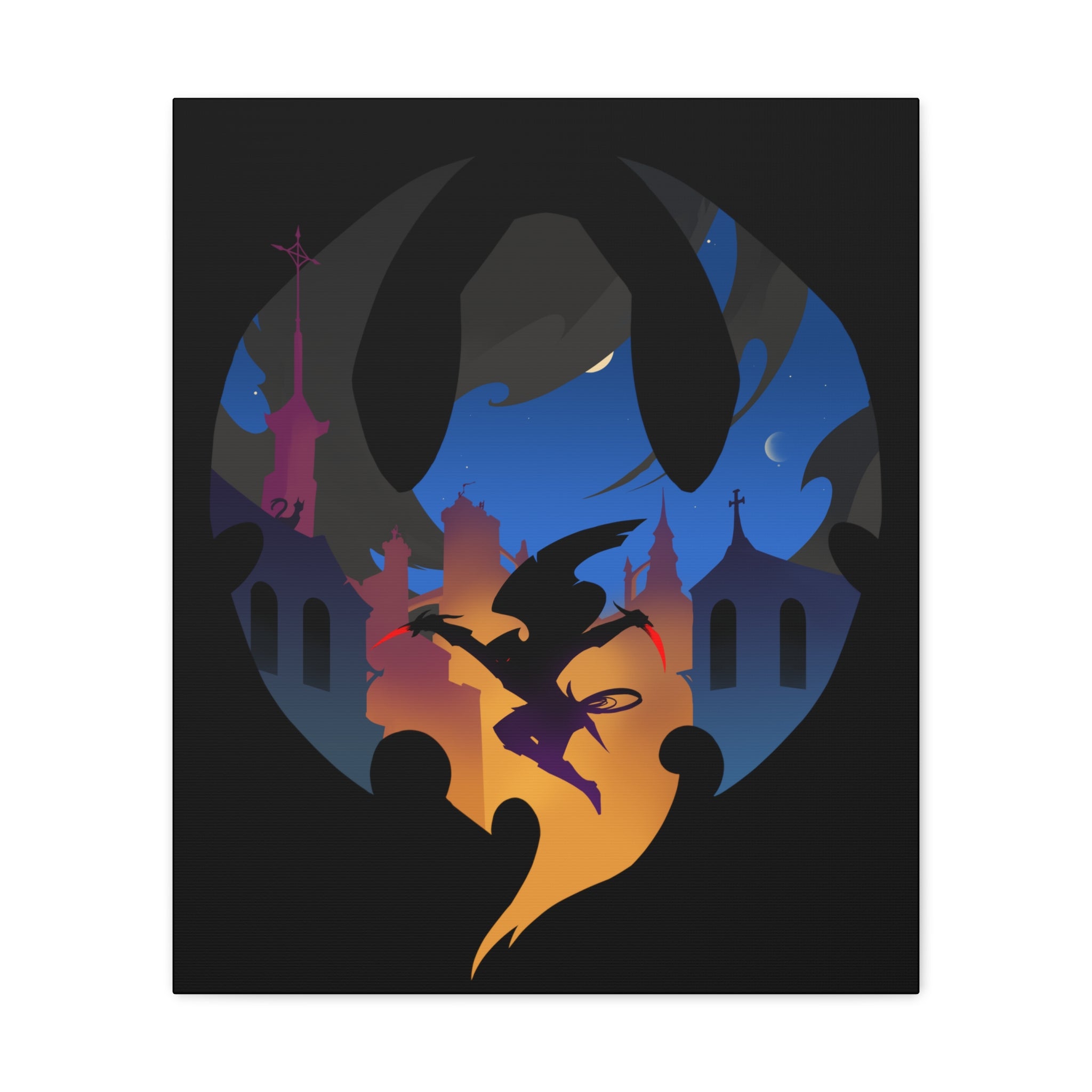 ROGUE CLASS SILHOUETTE CANVAS GALLERY WRAPS