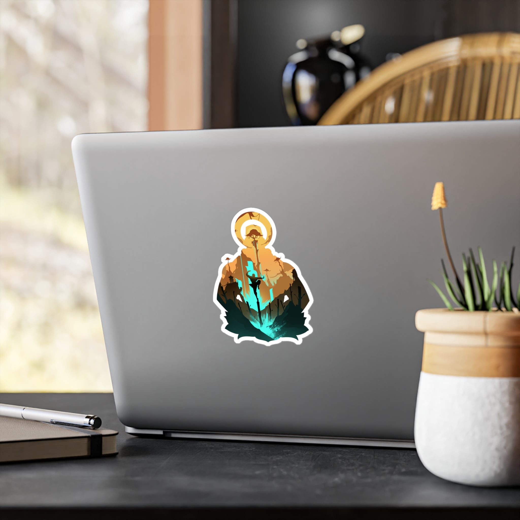 MONK CLASS SILHOUETTE KISS-CUT VINYL DECAL