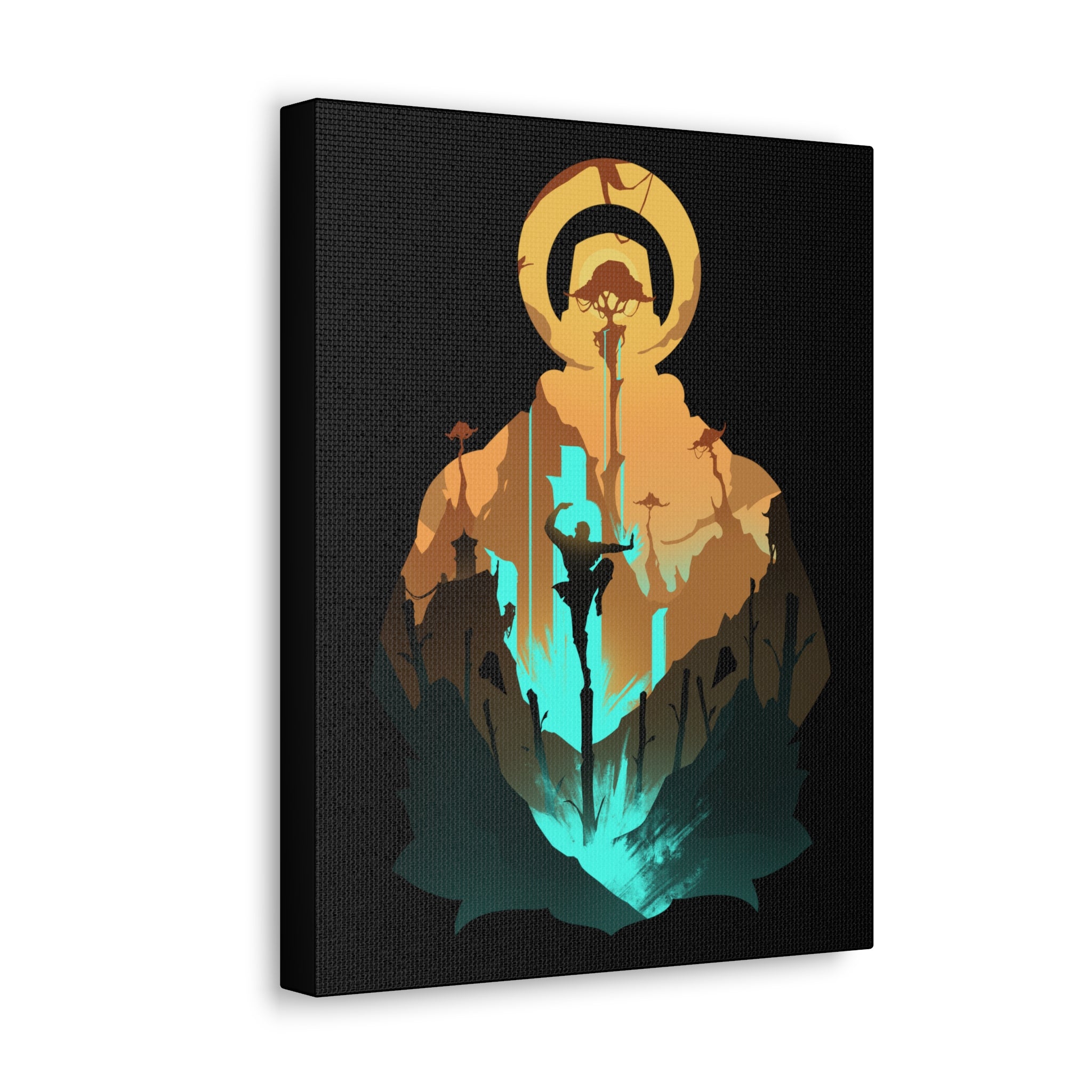 MONK CLASS SILHOUETTE CANVAS GALLERY WRAPS