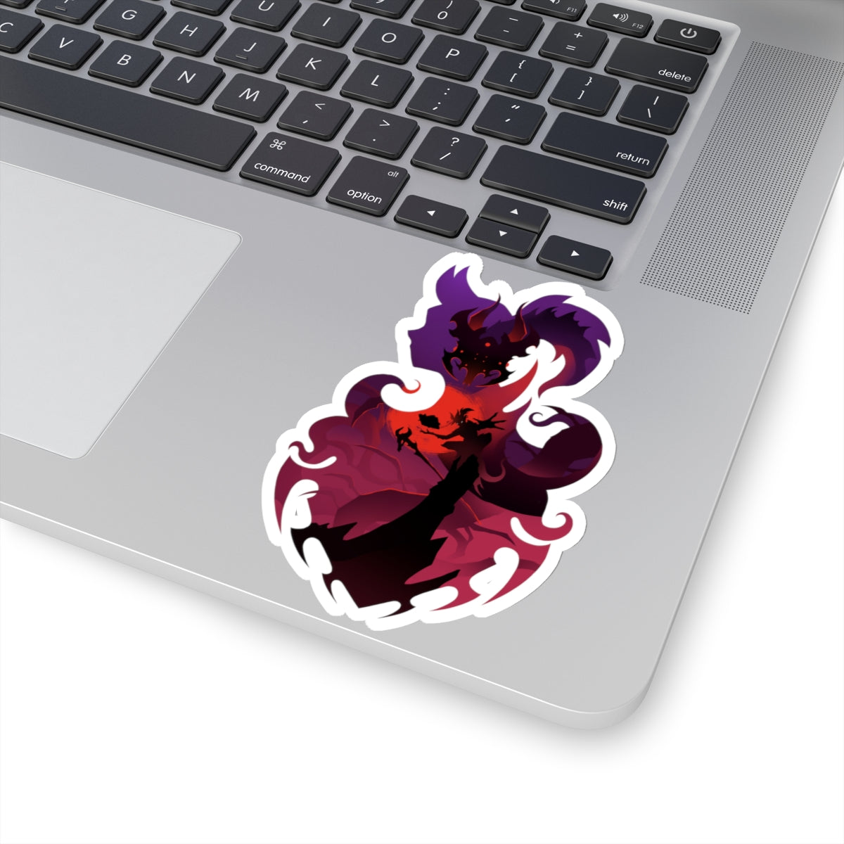 WARLOCK CLASS SILHOUETTE KISS-CUT STICKER