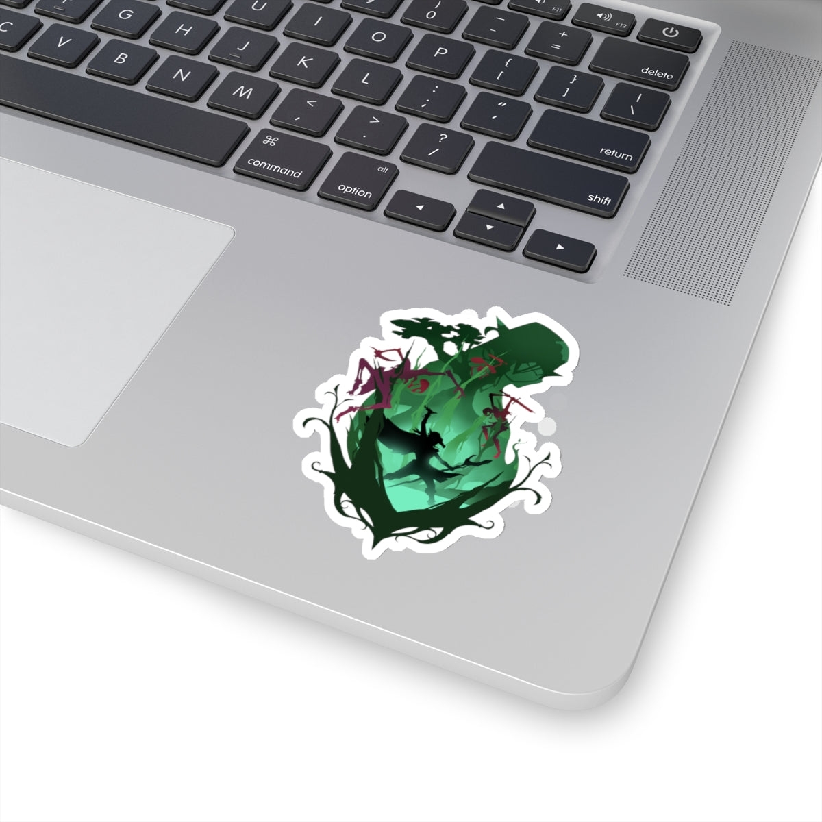 DRUID CLASS SILHOUETTE KISS-CUT STICKER