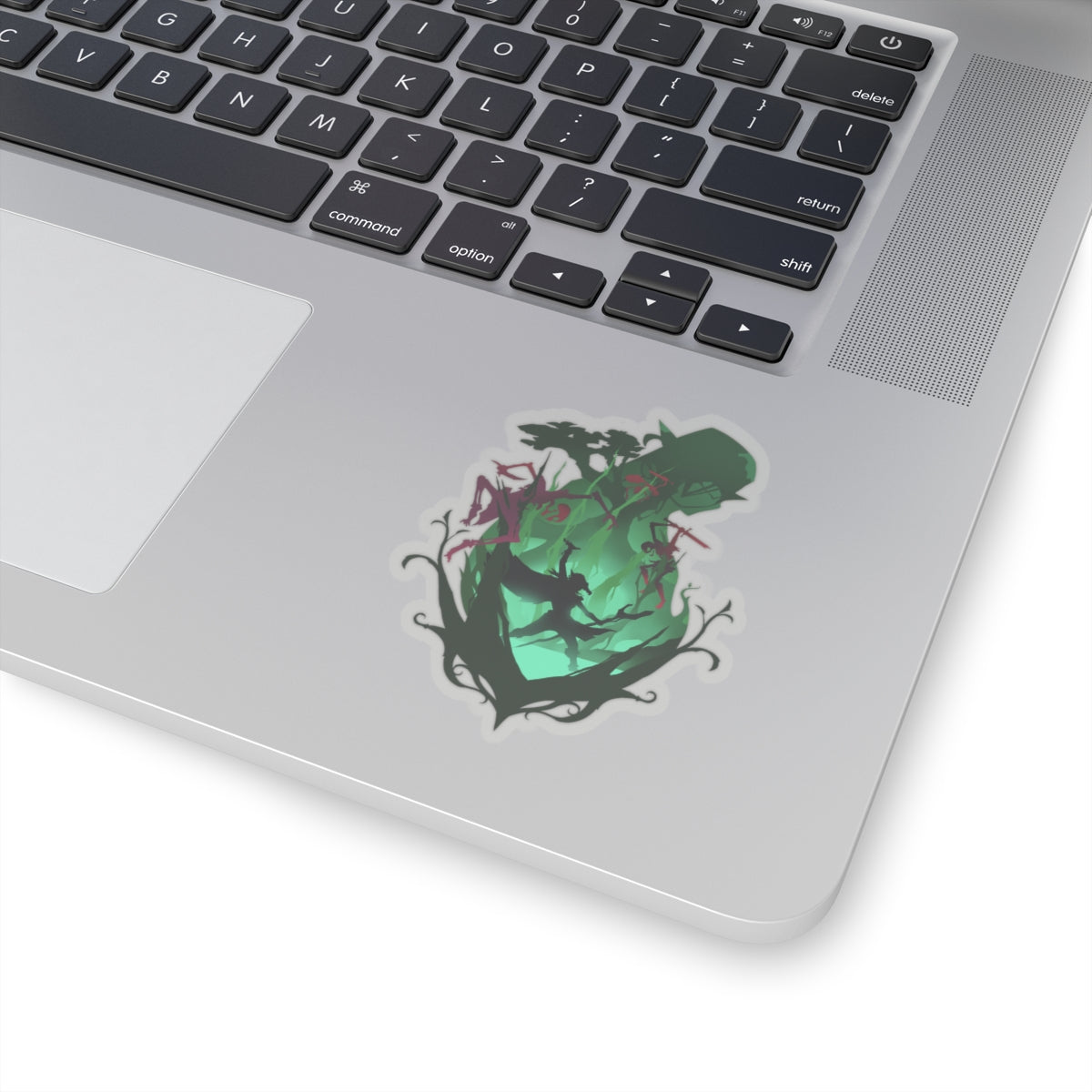 DRUID CLASS SILHOUETTE KISS-CUT STICKER