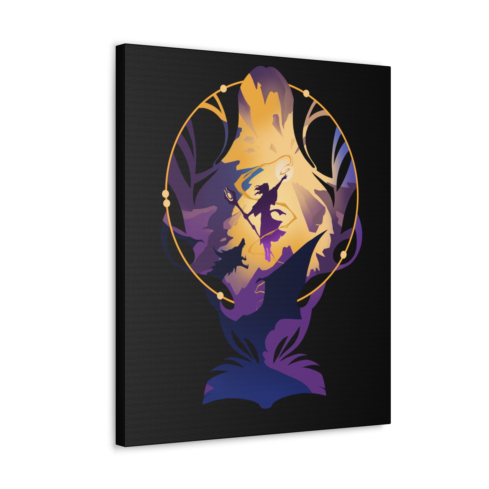 WIZARD CLASS SILHOUETTE CANVAS GALLERY WRAPS