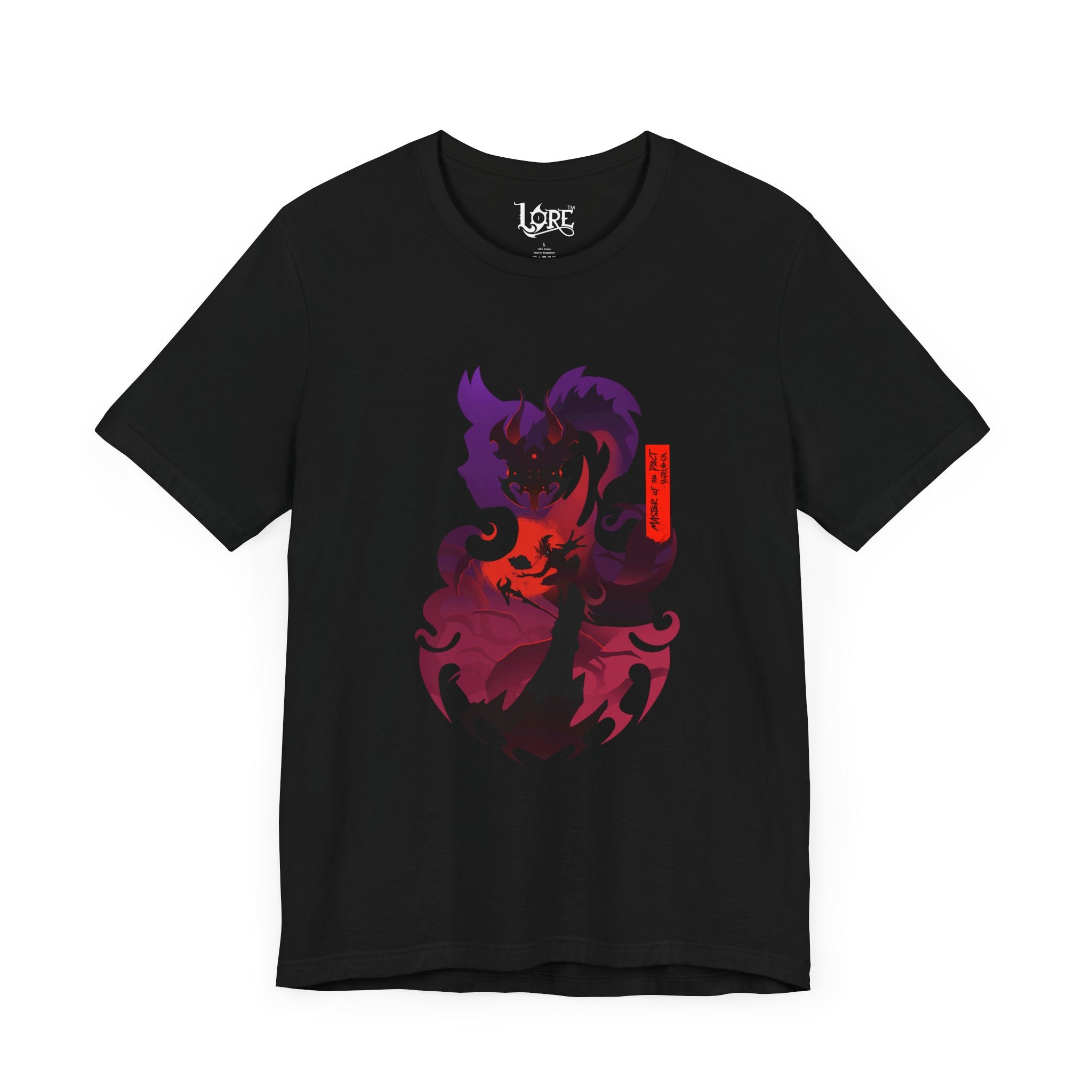WARLOCK CLASS SILHOUETTE T-SHIRT - RED BANNER EDITION