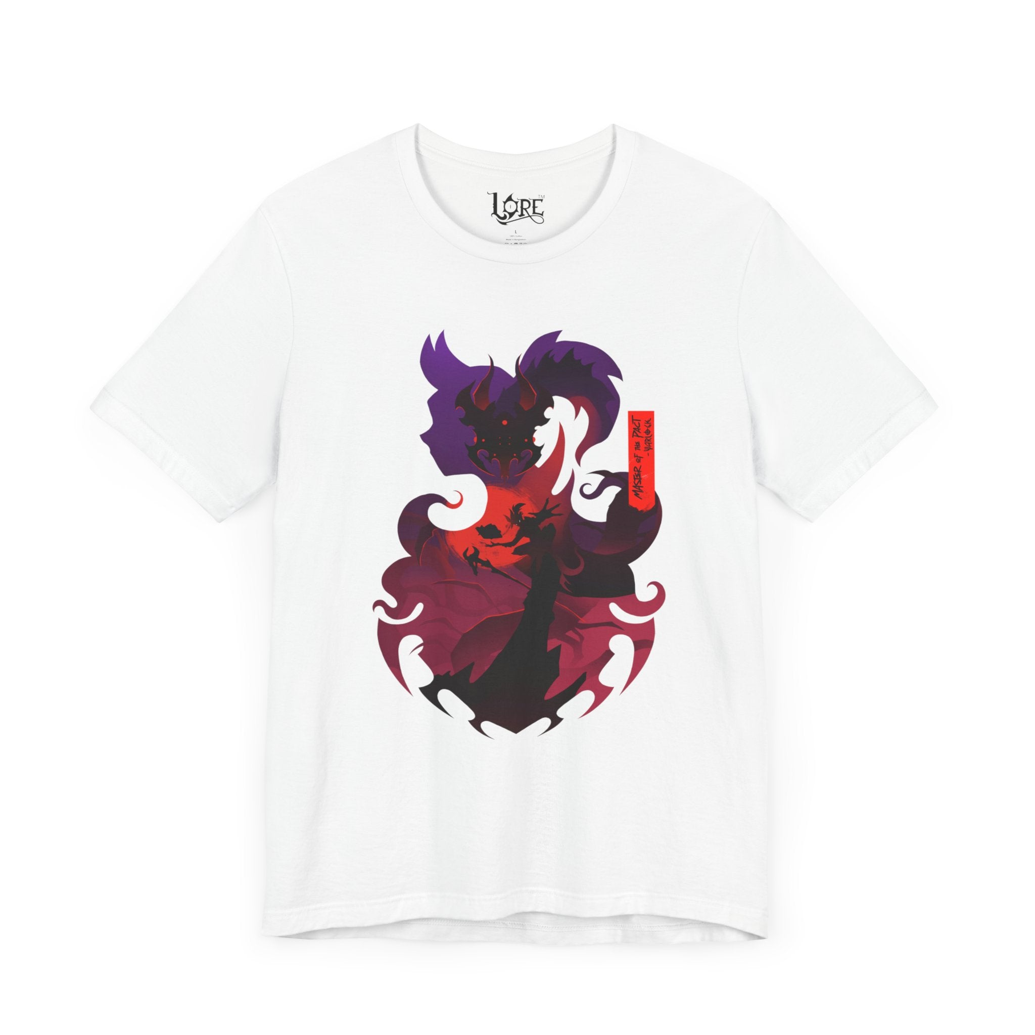 WARLOCK CLASS SILHOUETTE T-SHIRT - RED BANNER EDITION