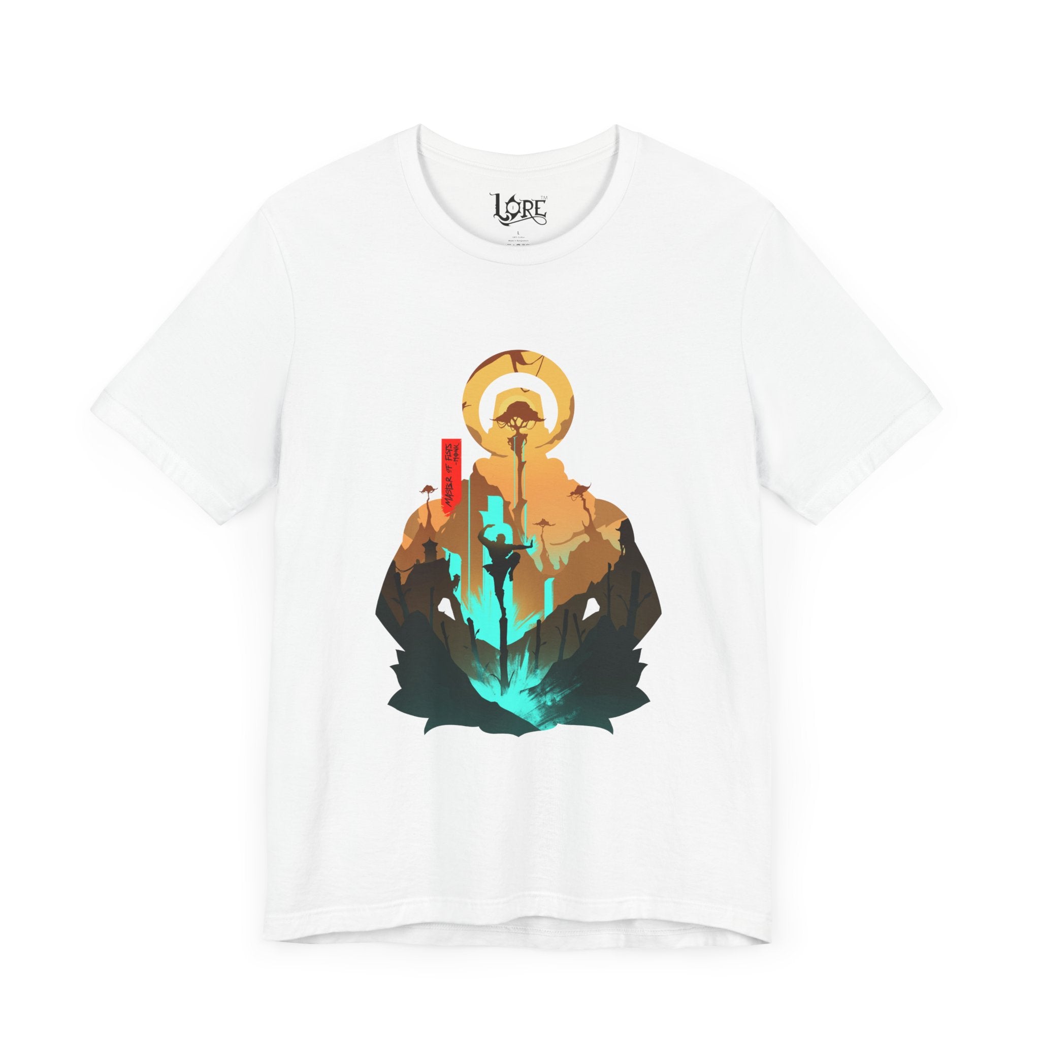 MONK CLASS SILHOUETTE T-SHIRT - RED BANNER EDITION