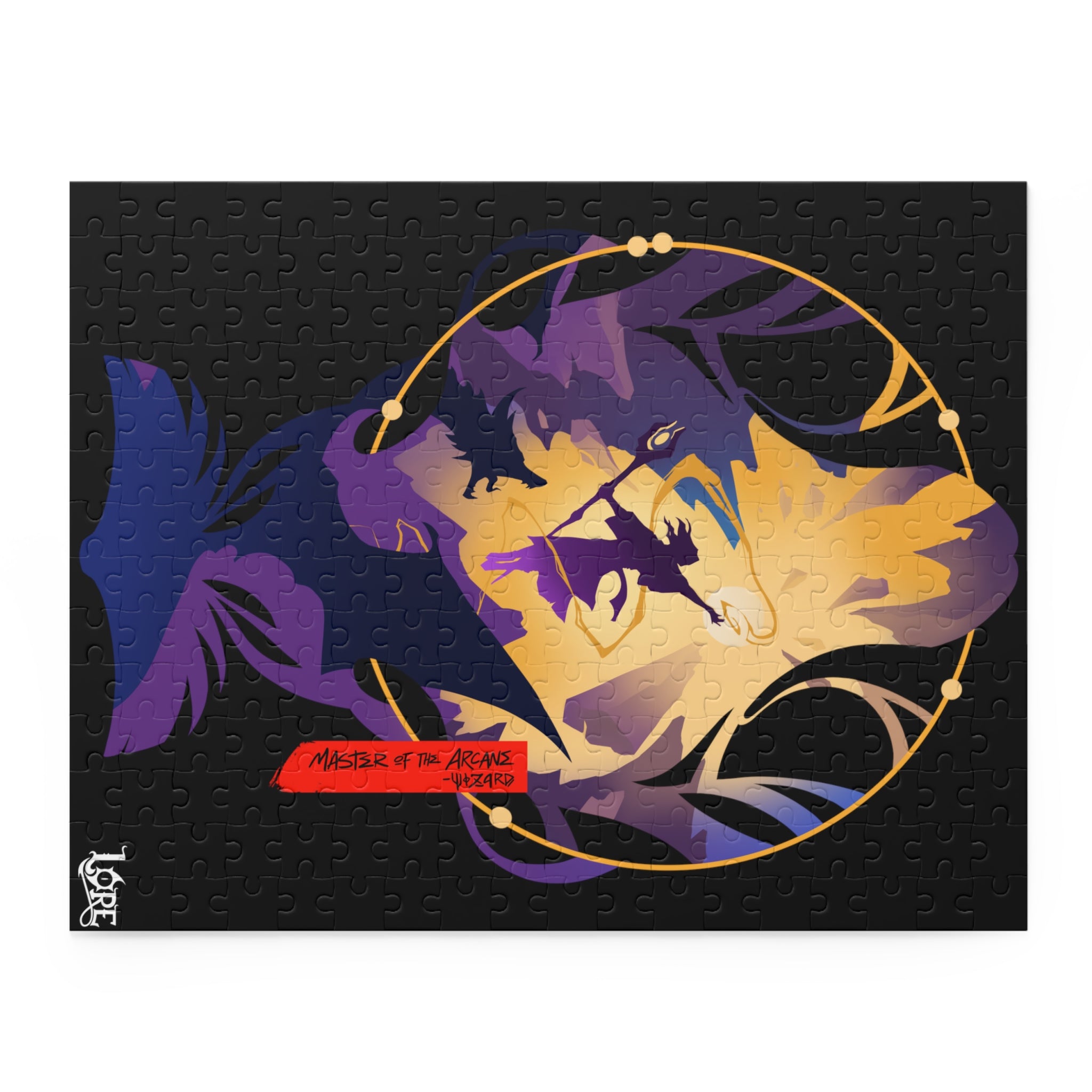 WIZARD CLASS SILHOUETTE PUZZLE (120, 252, 500-PIECE)