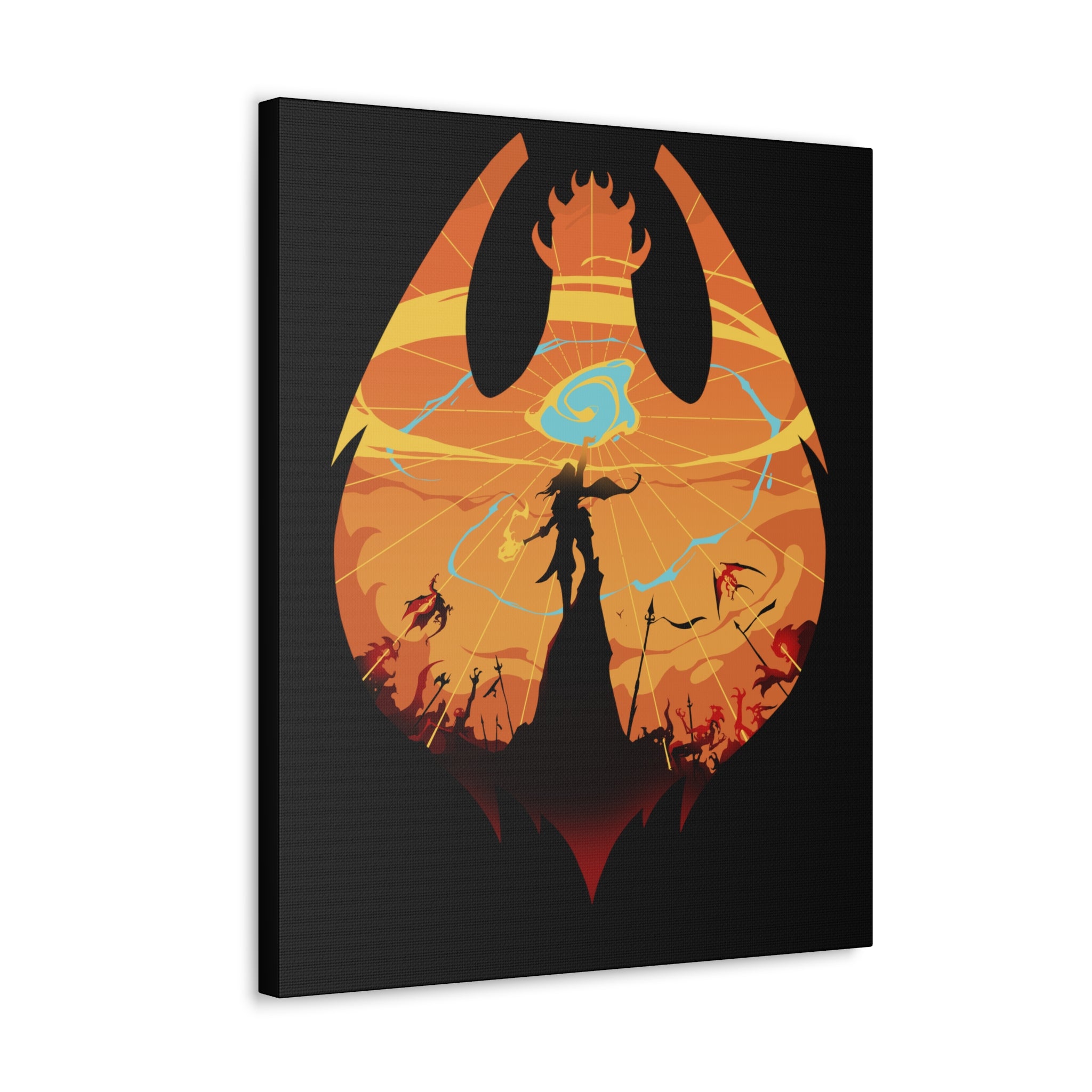 CLERIC CLASS SILHOUETTE CANVAS GALLERY WRAPS