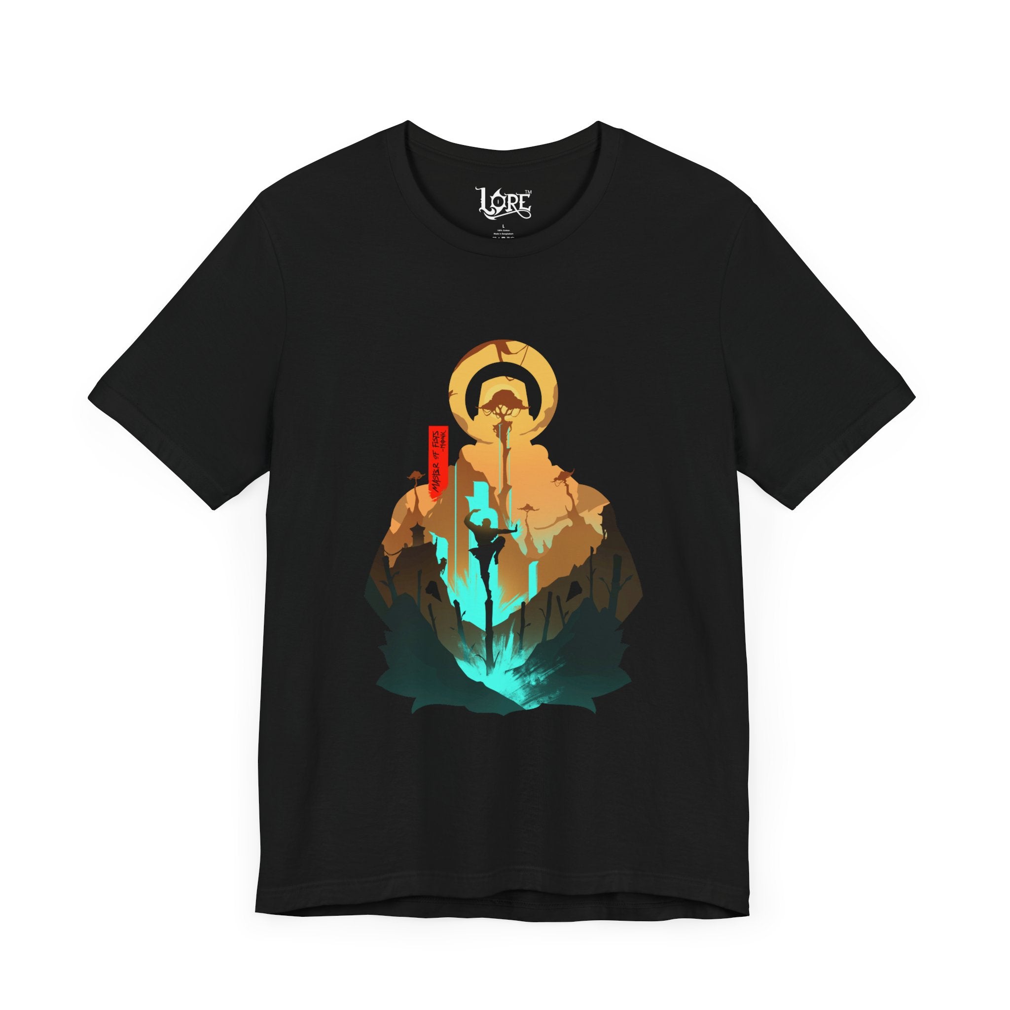 MONK CLASS SILHOUETTE T-SHIRT - RED BANNER EDITION