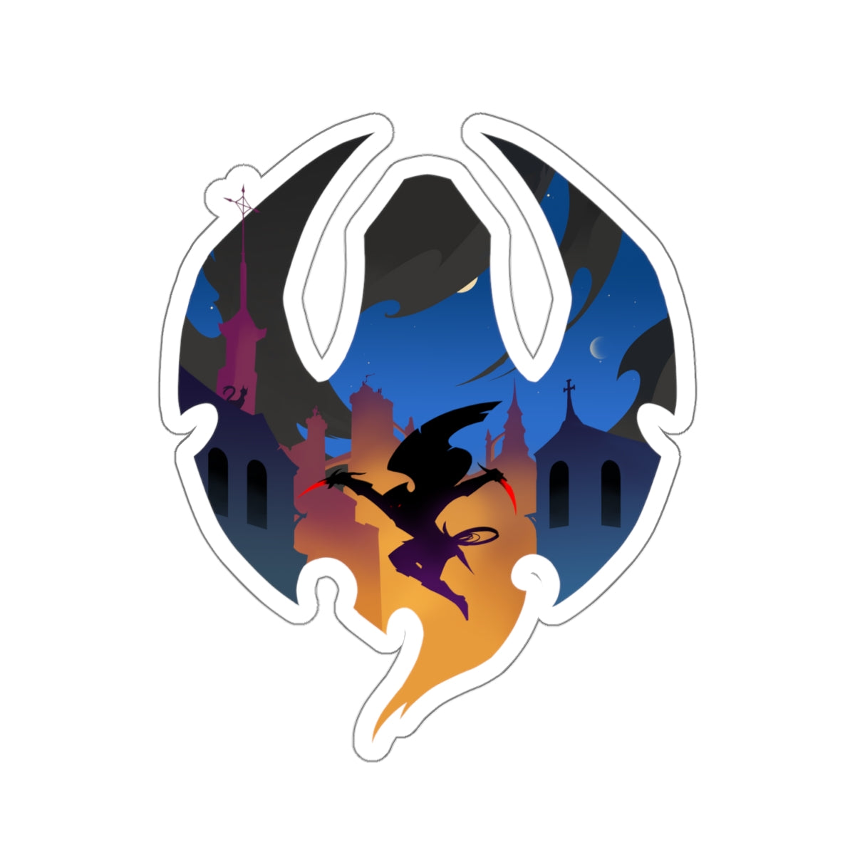 ROGUE CLASS SILHOUETTE KISS-CUT STICKER