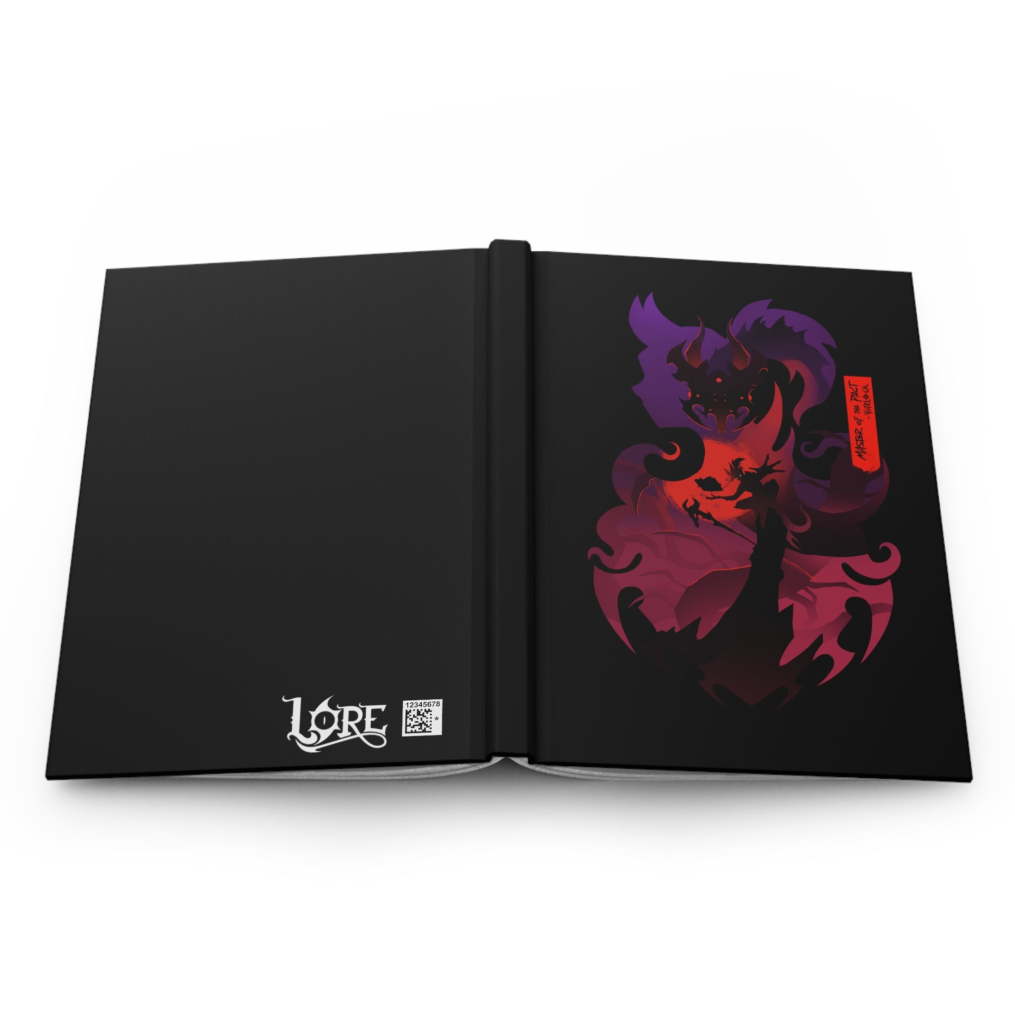 WARLOCK CLASS SILHOUETTE HARDCOVER CAMPAIGN JOURNAL