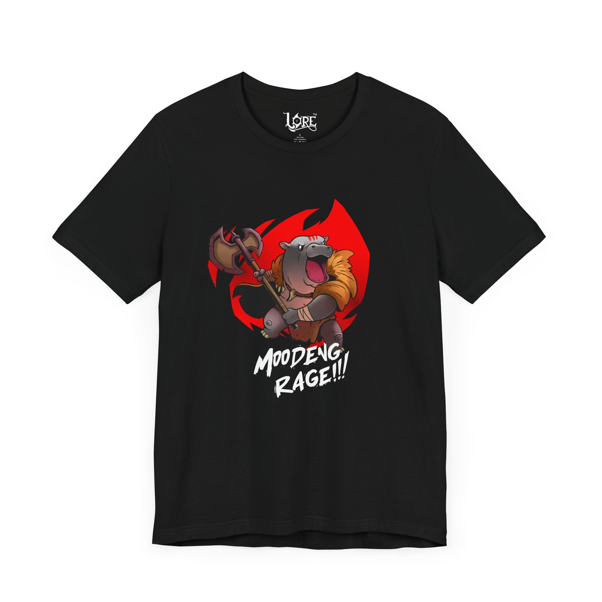 MOO DENG RAGE GRAPHIC T-SHIRT