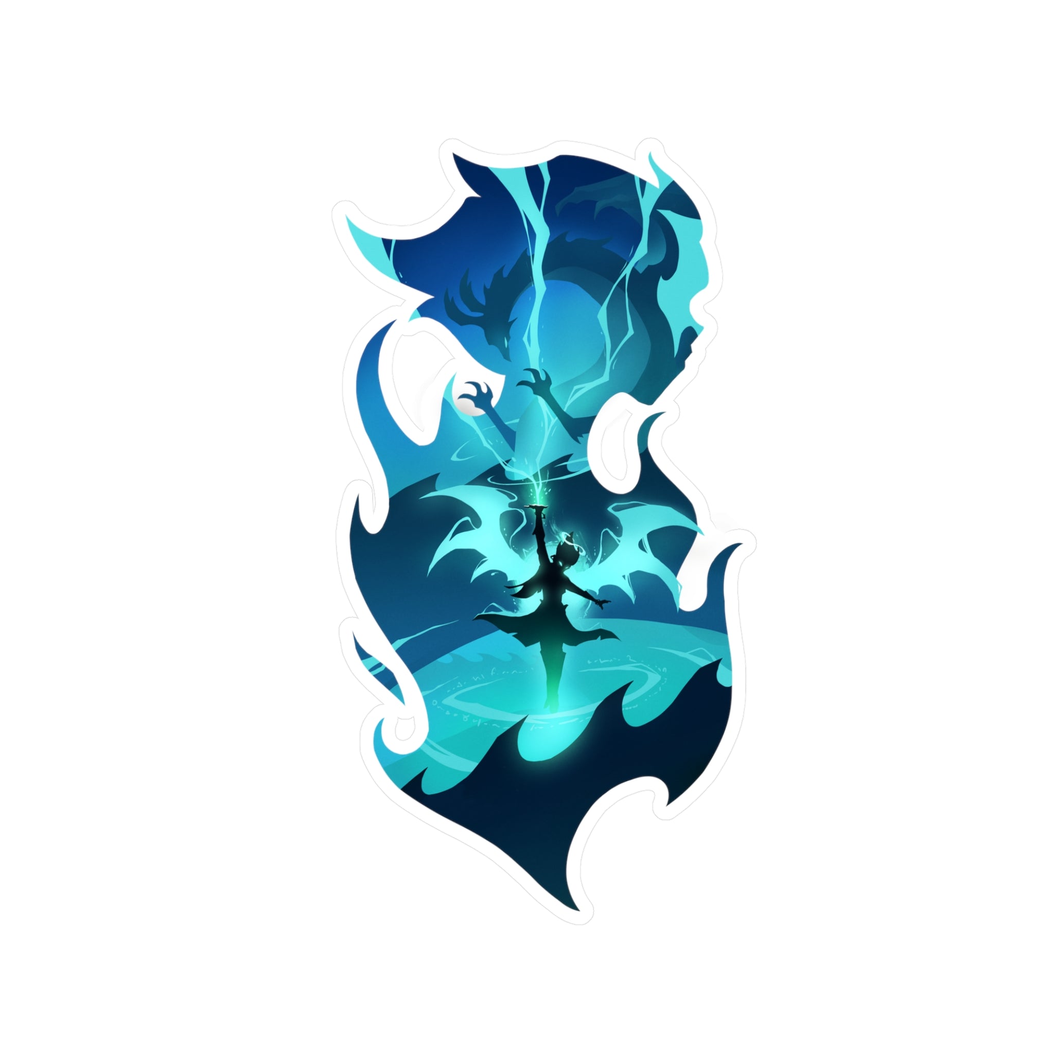 SORCERER CLASS SILHOUETTE KISS-CUT VINYL DECAL