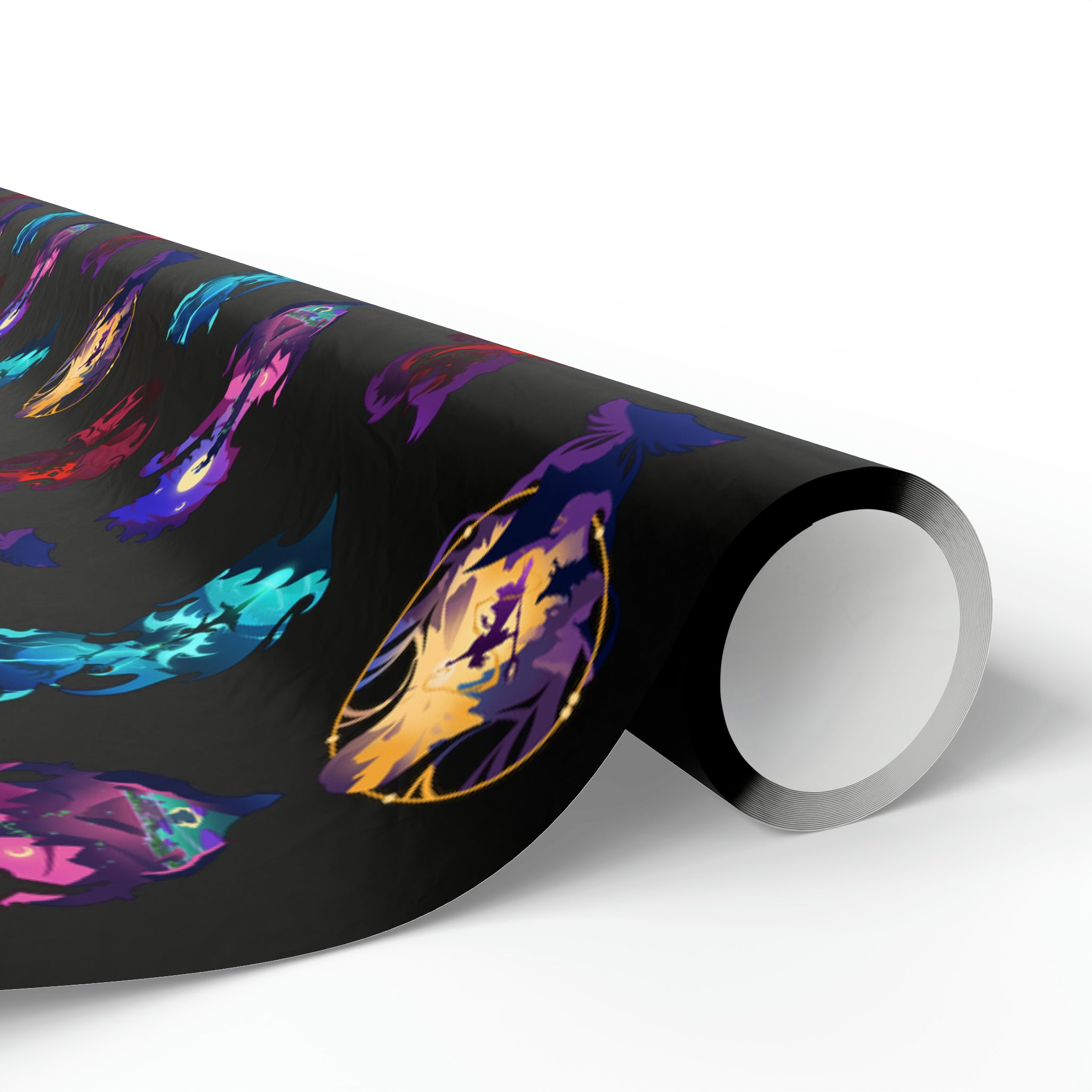 SPELLCASTER CLASS SILHOUETTE WRAPPING PAPER