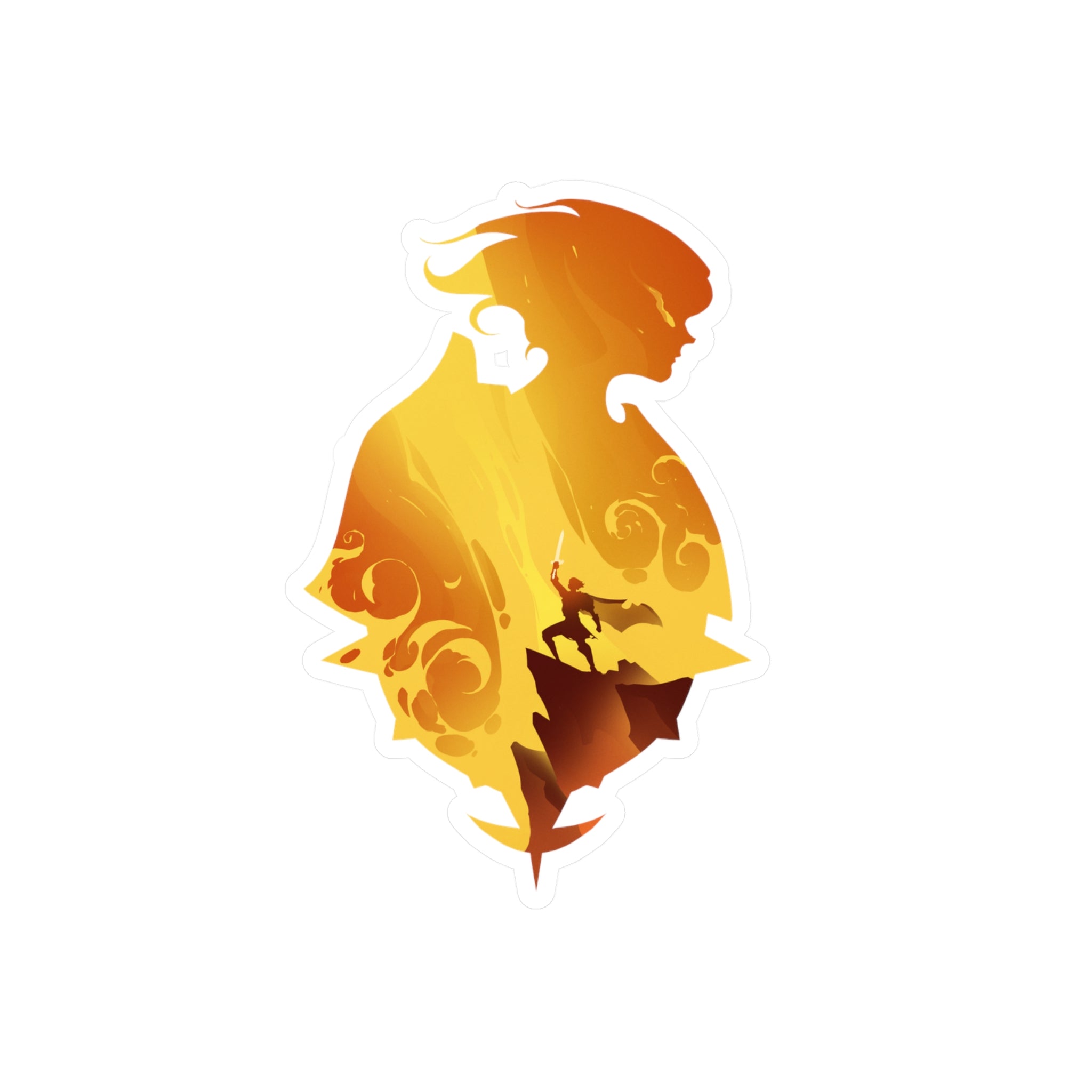 PALADIN CLASS SILHOUETTE KISS-CUT VINYL DECAL
