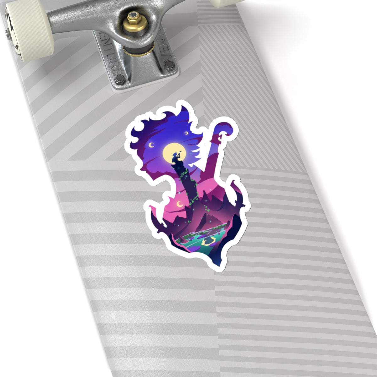 BARD CLASS SILHOUETTE KISS-CUT STICKER