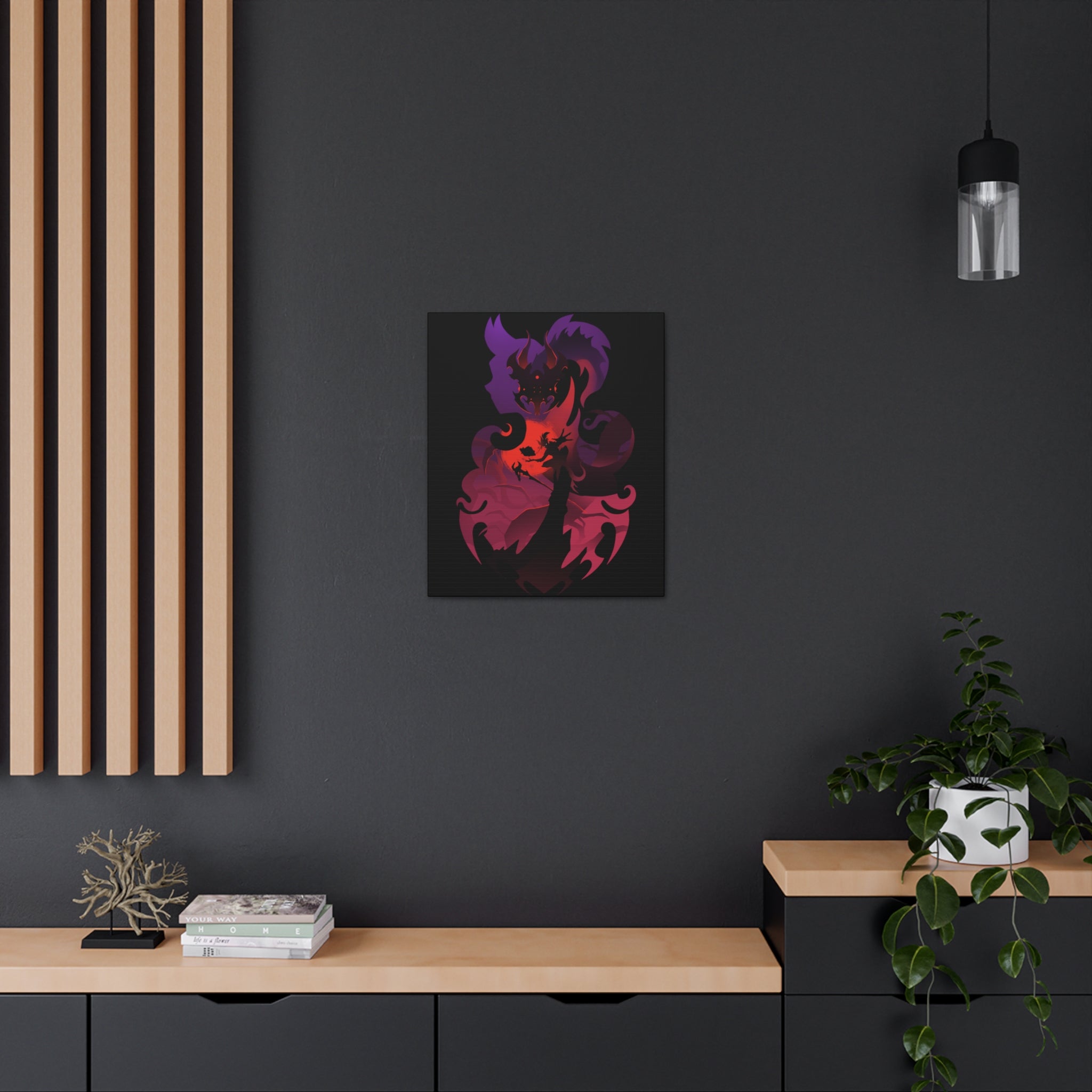 WARLOCK CLASS SILHOUETTE CANVAS GALLERY WRAPS