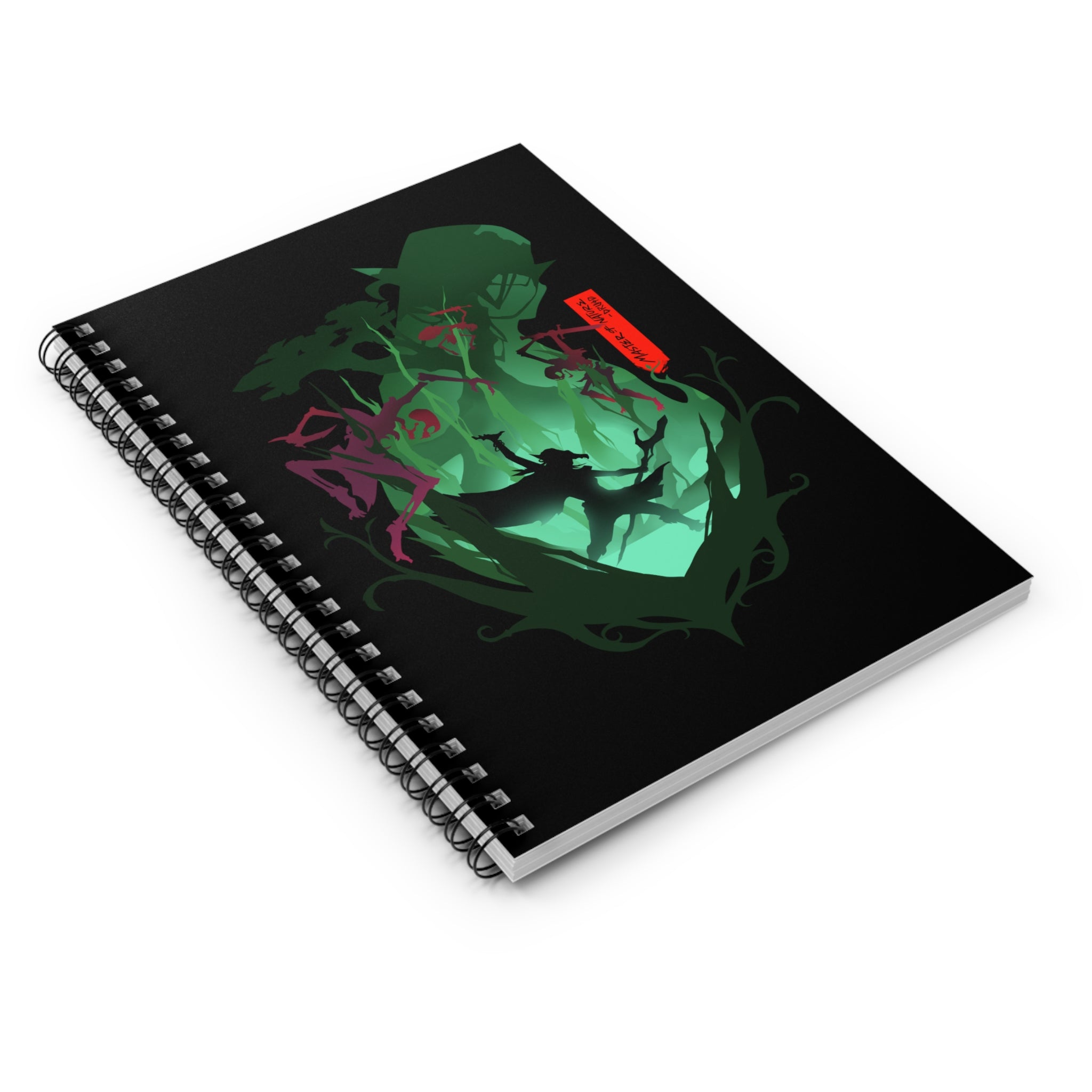 DRUID CLASS SILHOUETTE CAMPAIGN JOURNAL SPIRAL NOTEBOOK