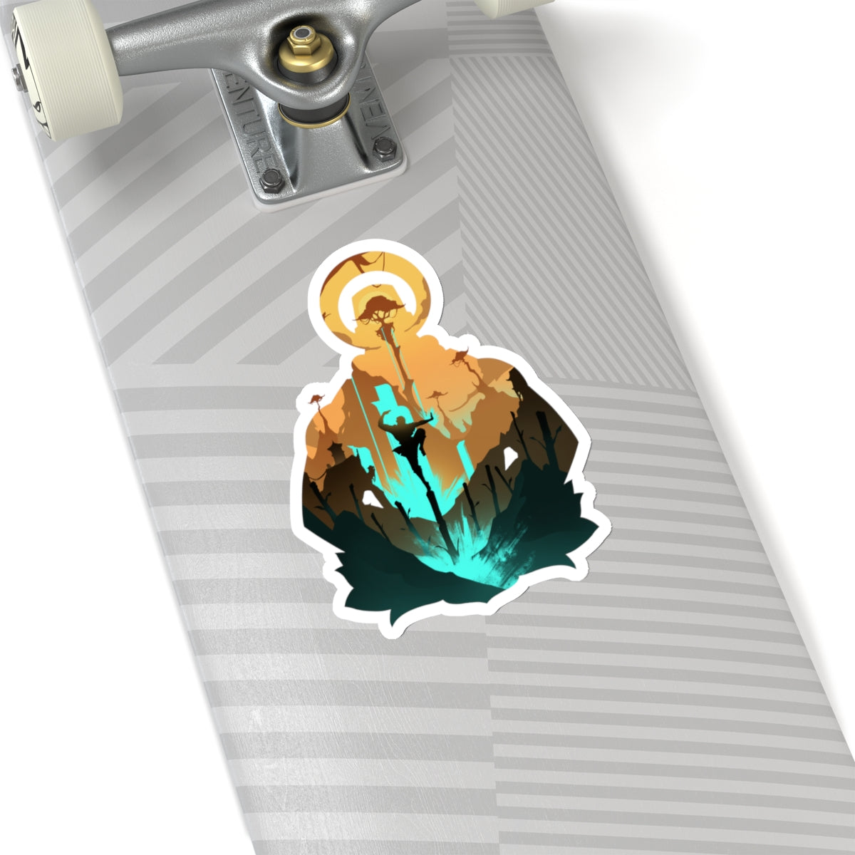 MONK CLASS SILHOUETTE KISS-CUT STICKER