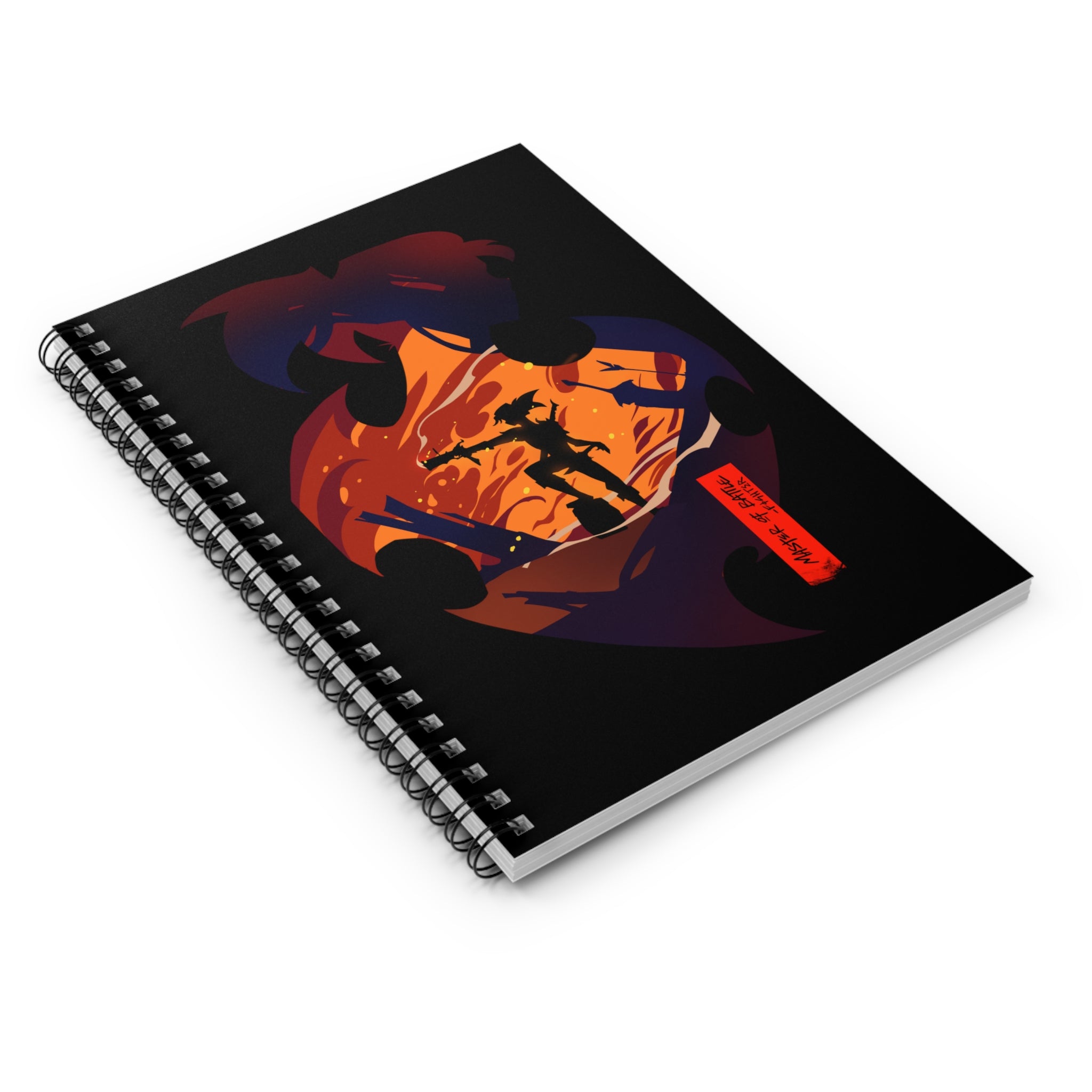 FIGHTER CLASS SILHOUETTE CAMPAIGN JOURNAL SPIRAL NOTEBOOK