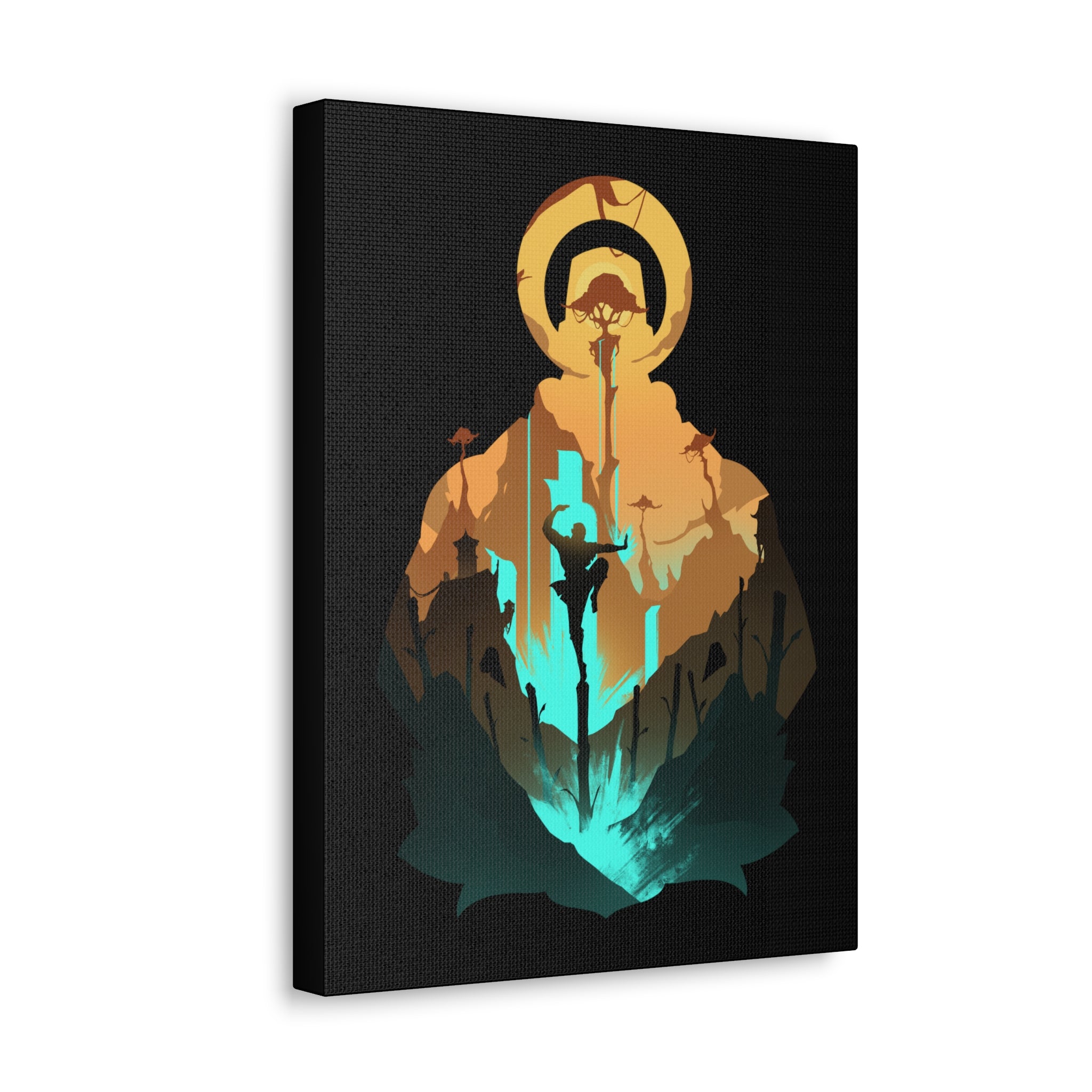 MONK CLASS SILHOUETTE CANVAS GALLERY WRAPS
