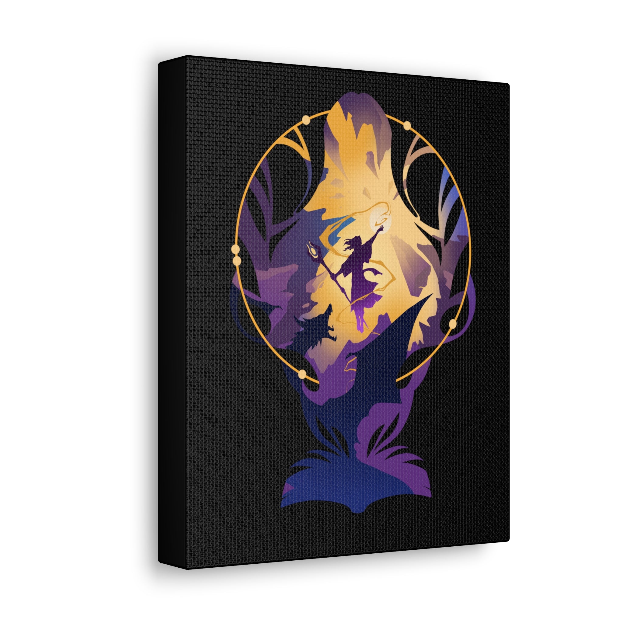 WIZARD CLASS SILHOUETTE CANVAS GALLERY WRAPS