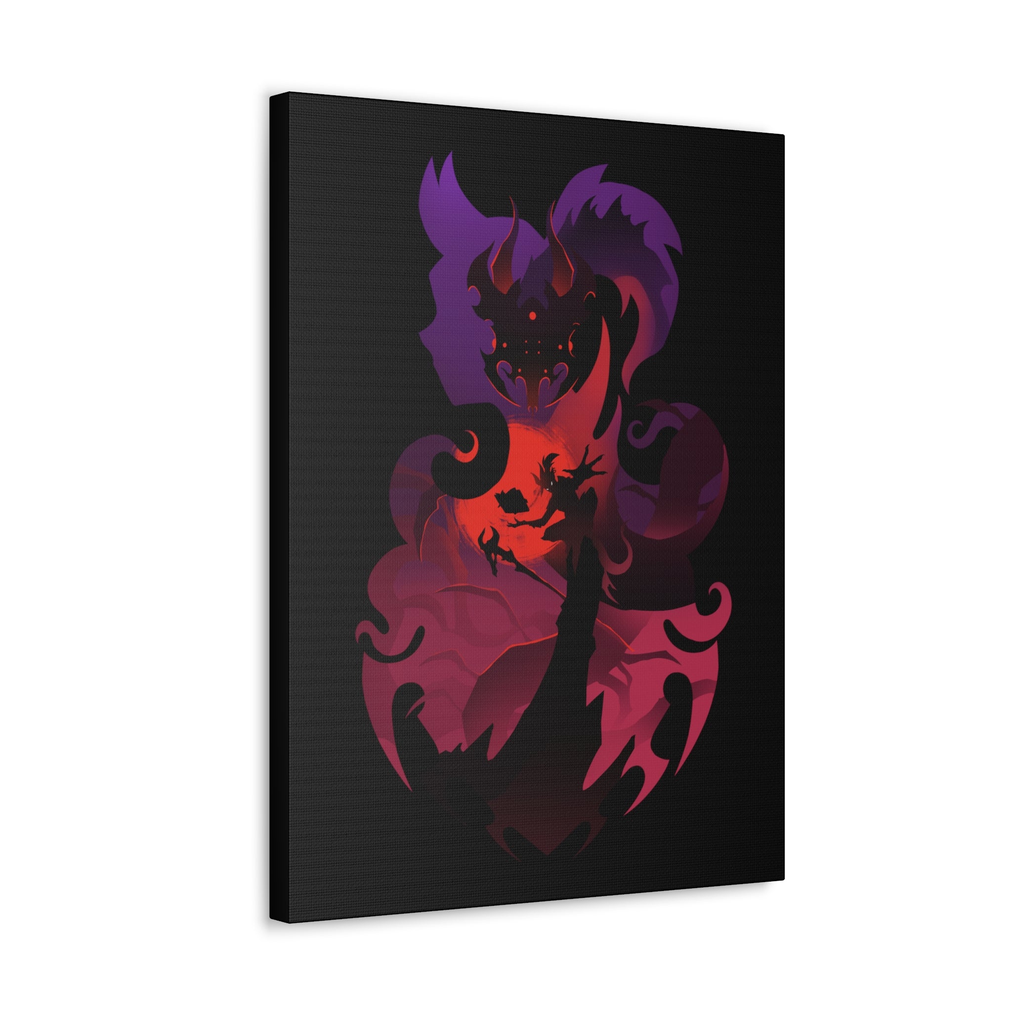 WARLOCK CLASS SILHOUETTE CANVAS GALLERY WRAPS
