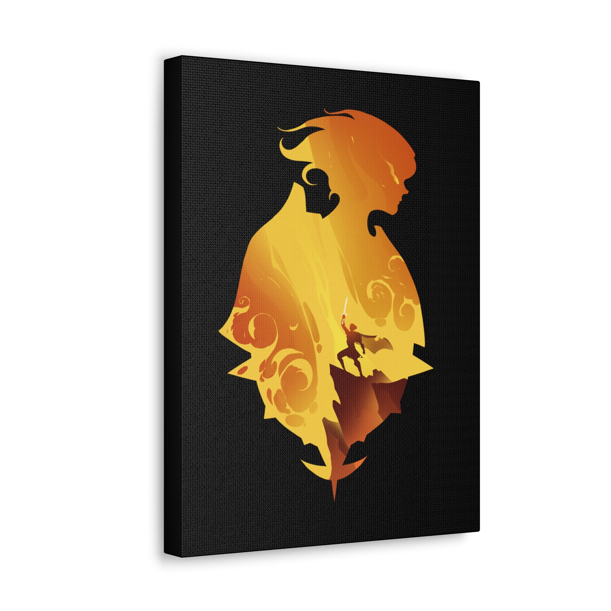 PALADIN CLASS SILHOUETTE CANVAS GALLERY WRAPS