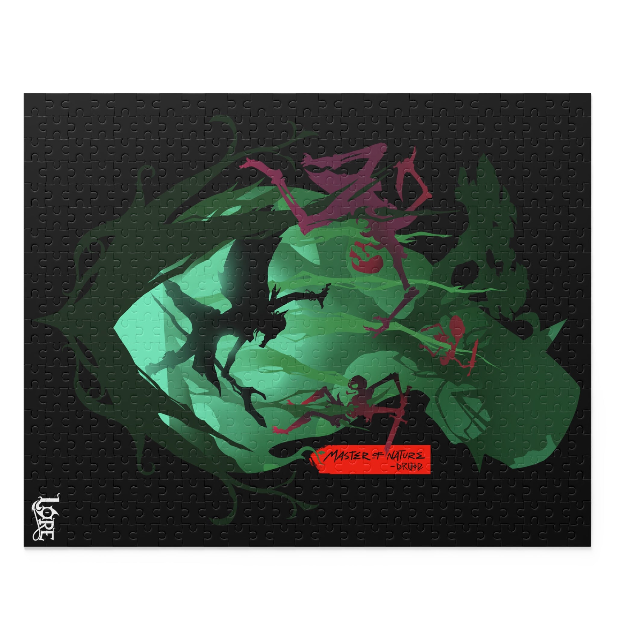 DRUID CLASS SILHOUETTE PUZZLE (120, 252, 500-PIECE)