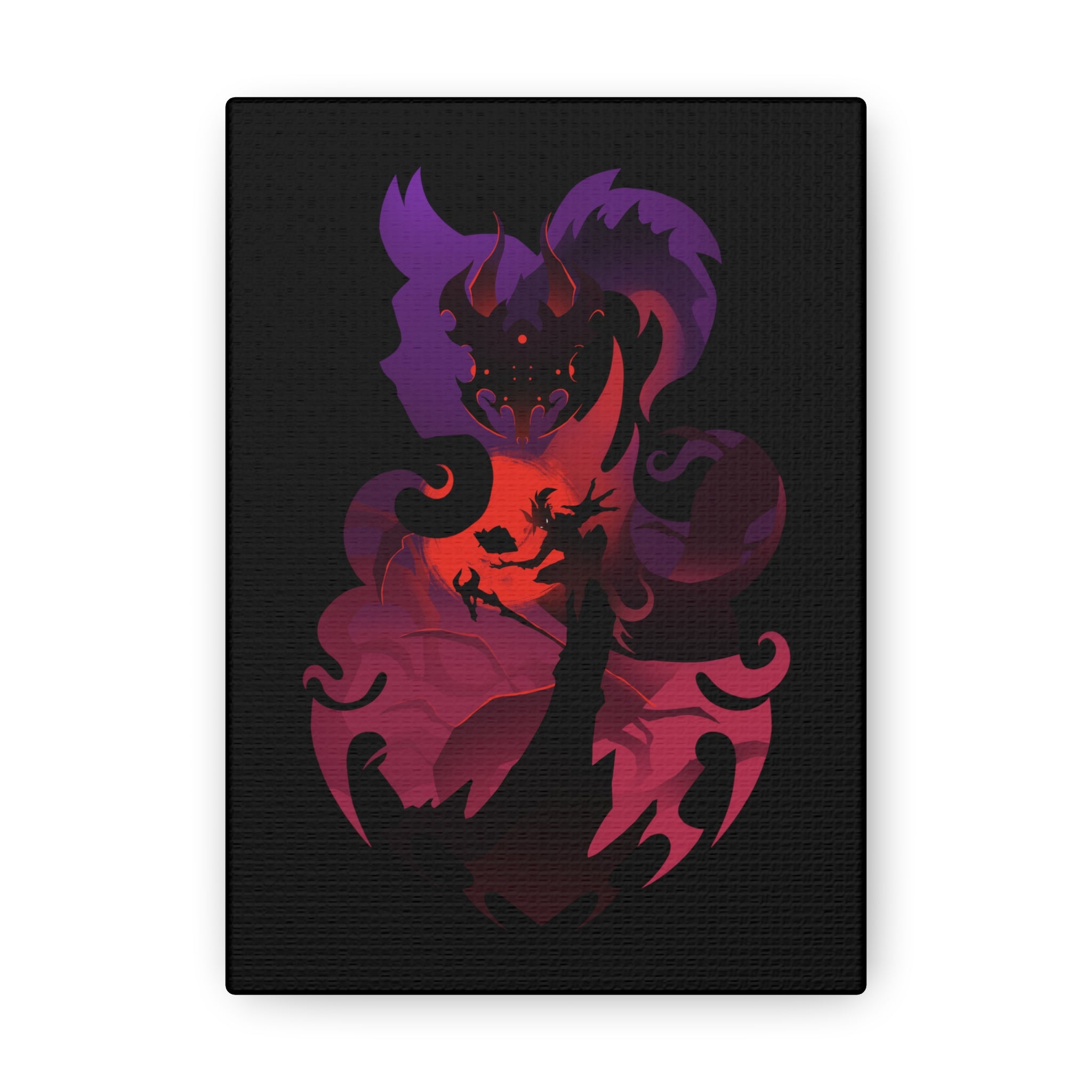 WARLOCK CLASS SILHOUETTE CANVAS GALLERY WRAPS