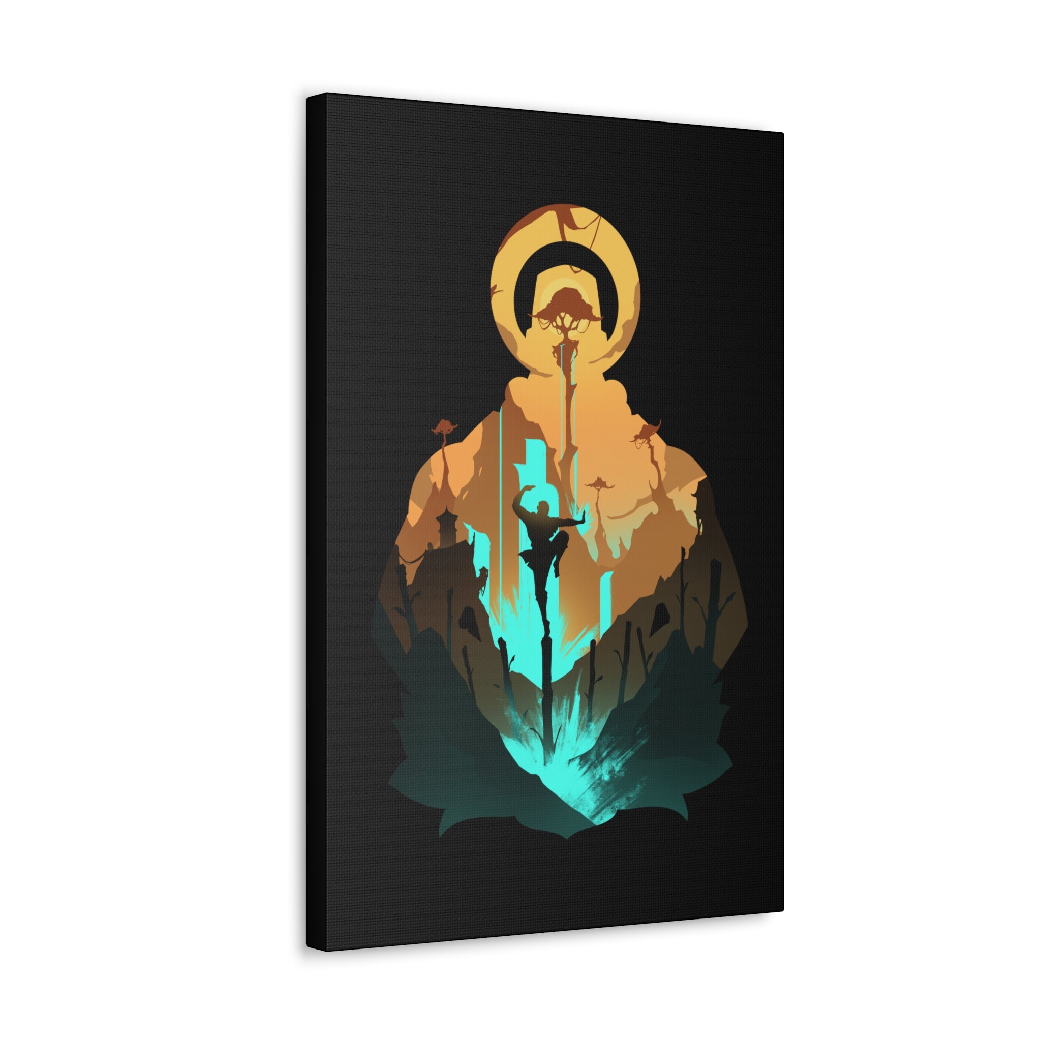 MONK CLASS SILHOUETTE CANVAS GALLERY WRAPS