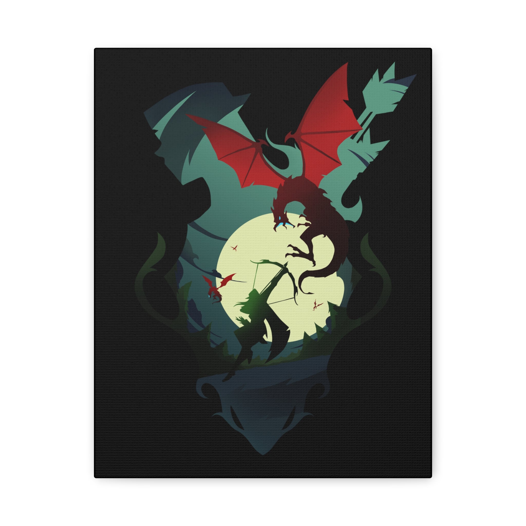 RANGER CLASS SILHOUETTE CANVAS GALLERY WRAPS