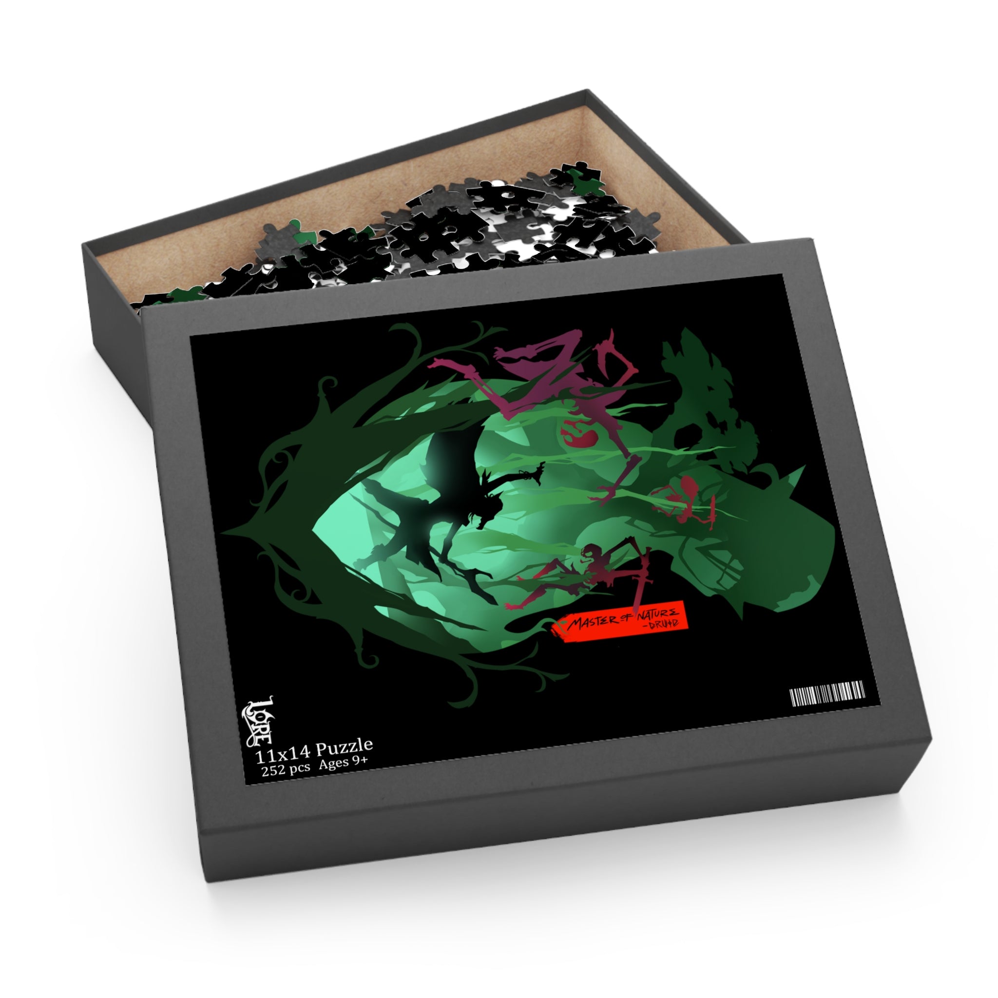 DRUID CLASS SILHOUETTE PUZZLE (120, 252, 500-PIECE)