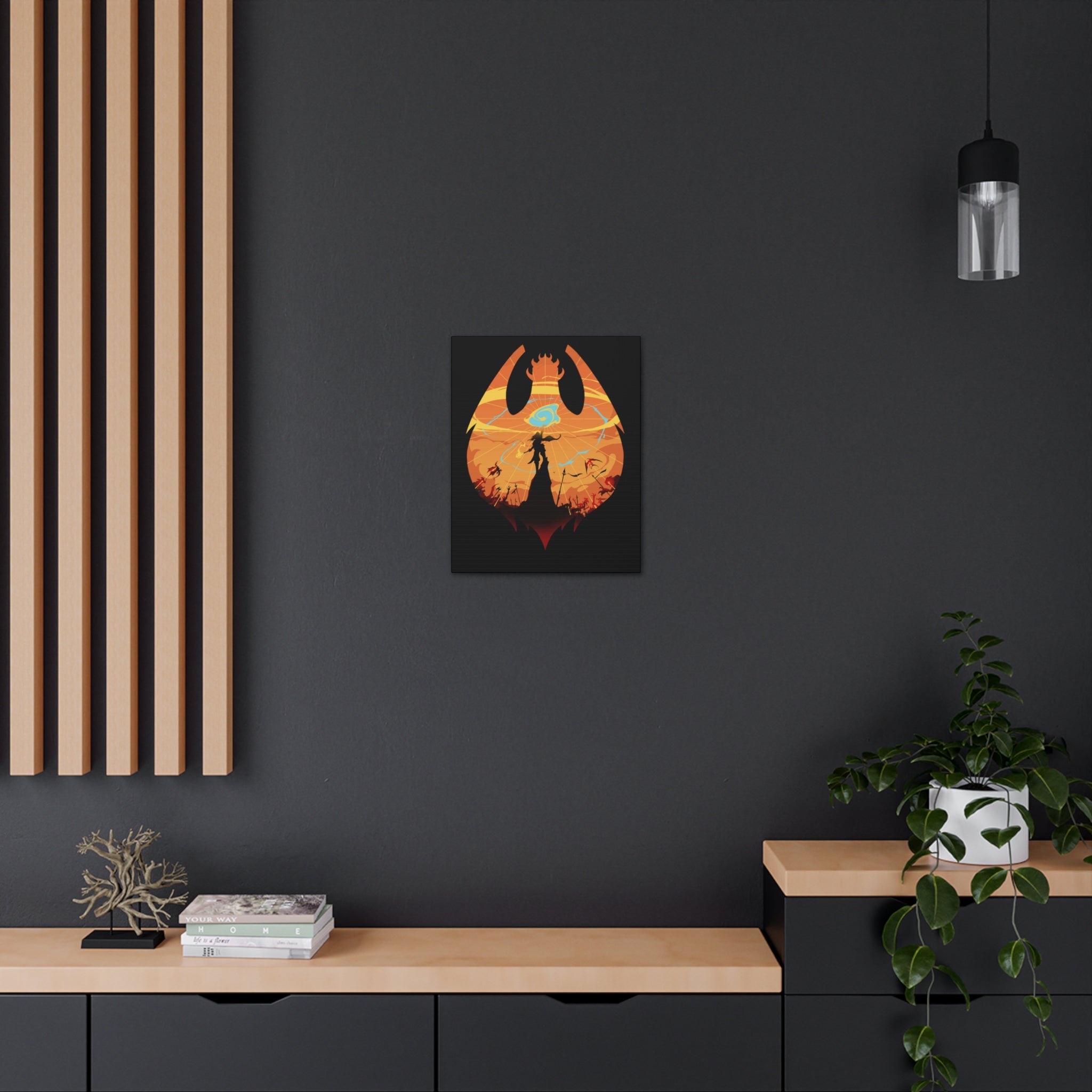 CLERIC CLASS SILHOUETTE CANVAS GALLERY WRAPS