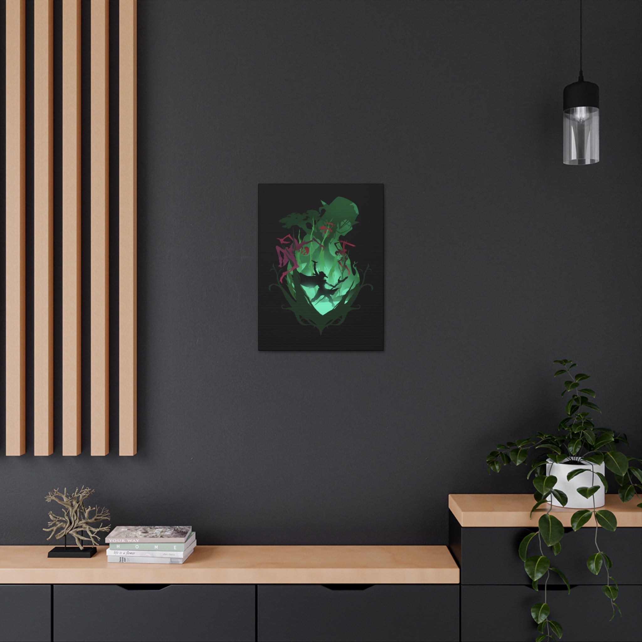 DRUID CLASS SILHOUETTE CANVAS GALLERY WRAPS